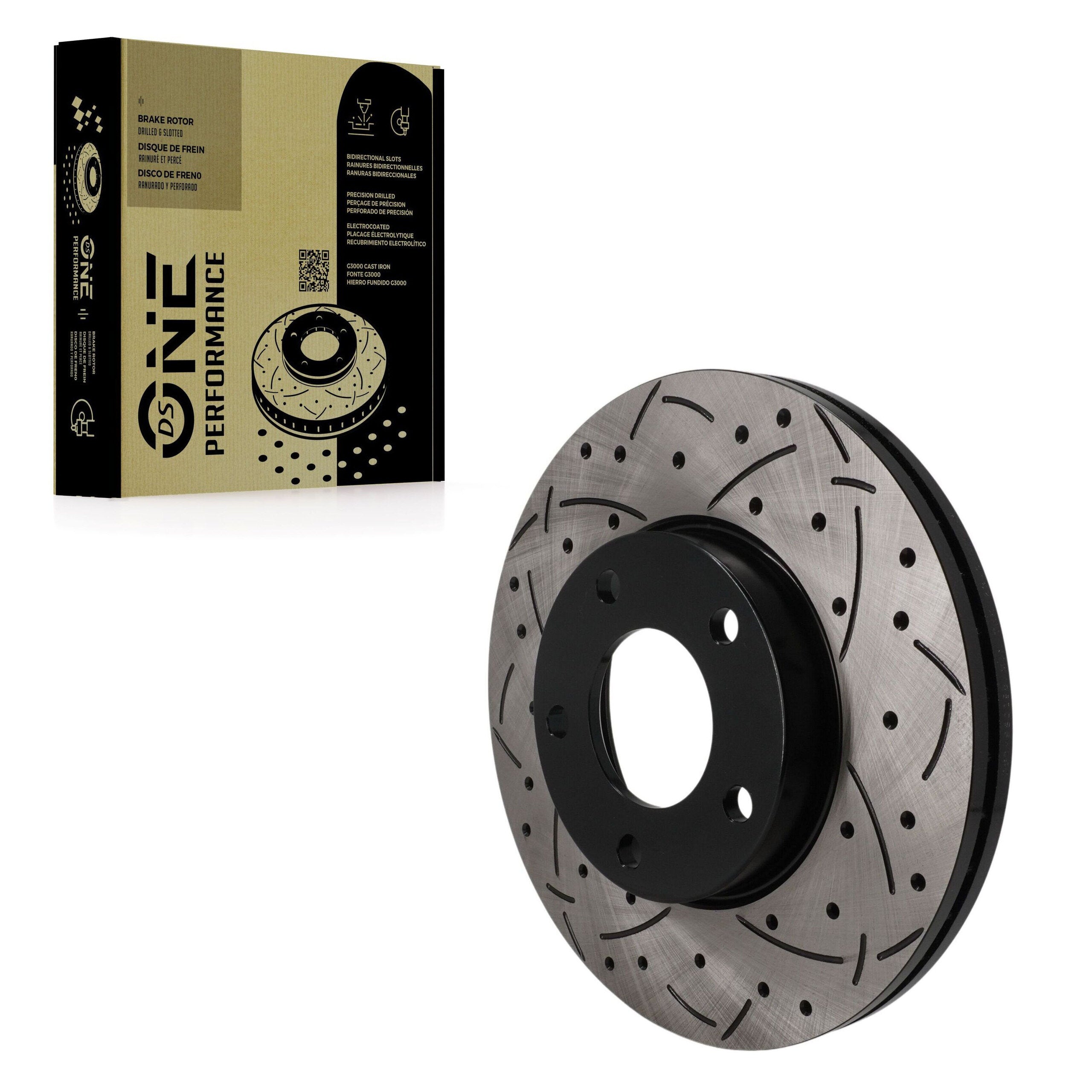 DS-One DS1-980295 Disc Brake Rotor for 2004-2013 Mazda 3 Sport, Mazda 3 - Front
