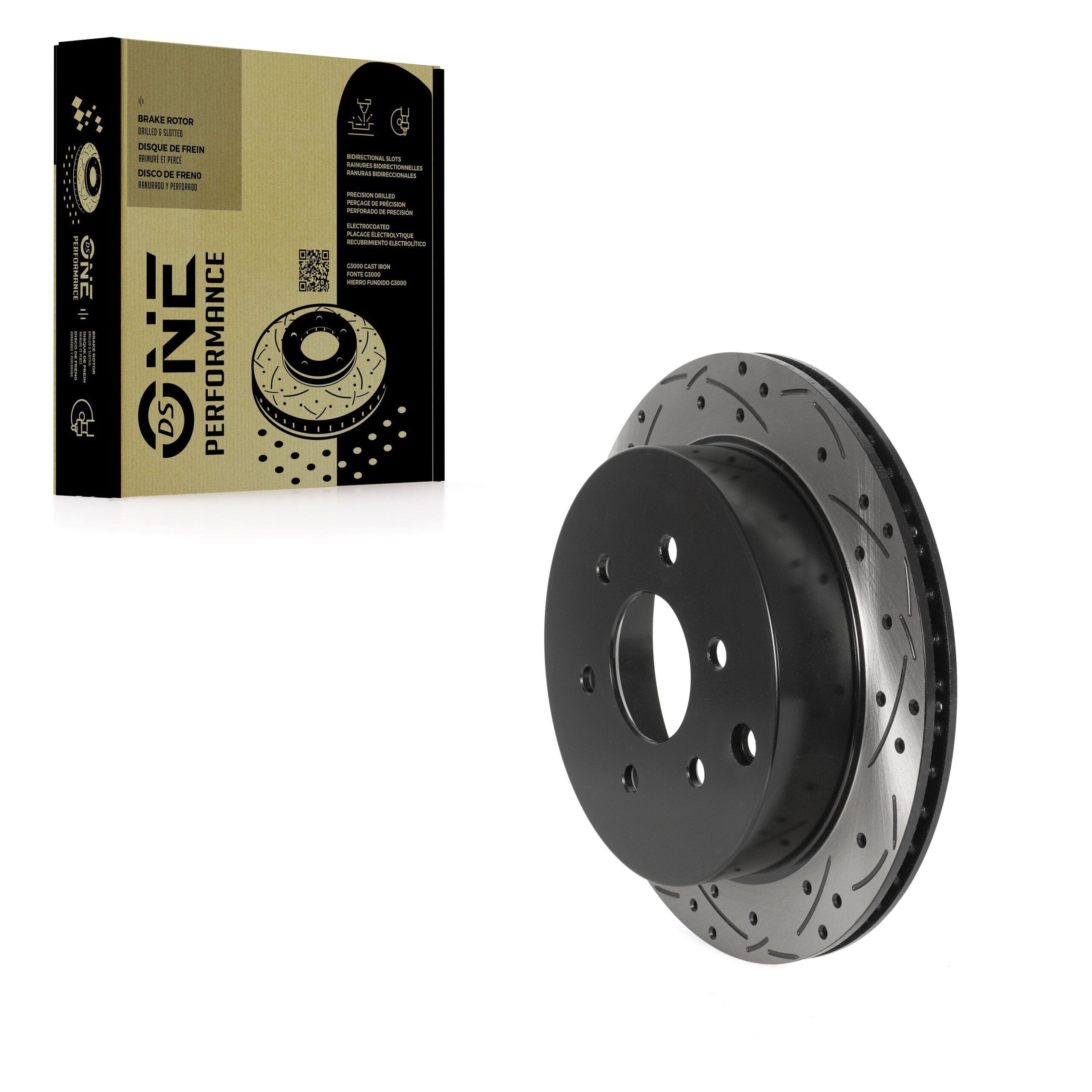DS-One DS1-980368 Disc Brake Rotor for 2005-2024 Suzuki Equator, Nissan Frontier, Nissan Xterra - Rear