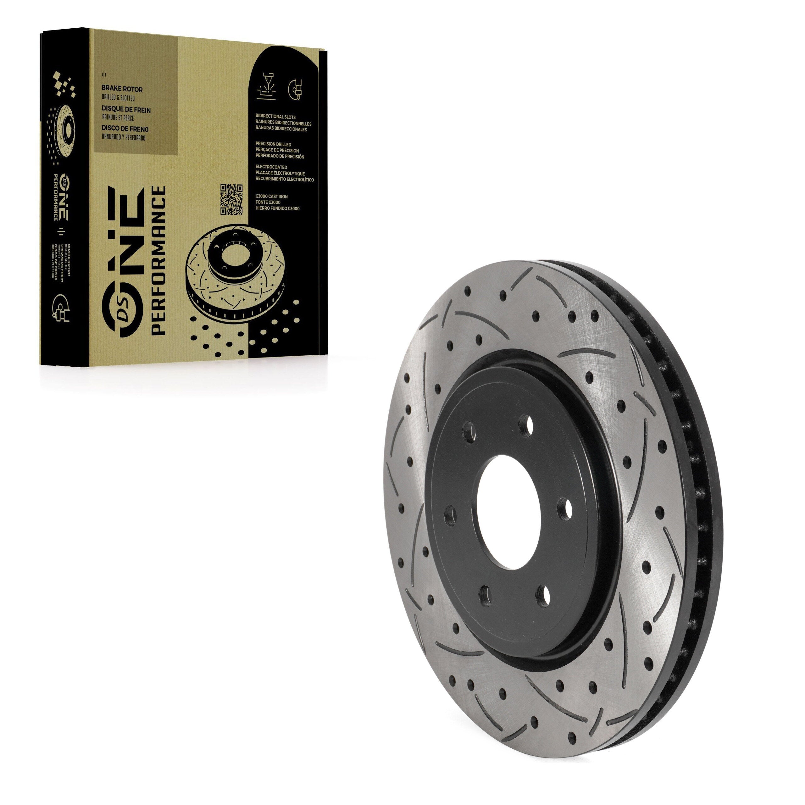 DS-One DS1-980370 Disc Brake Rotor for 2005-2025 Nissan Frontier, Suzuki Equator, Nissan Pathfinder