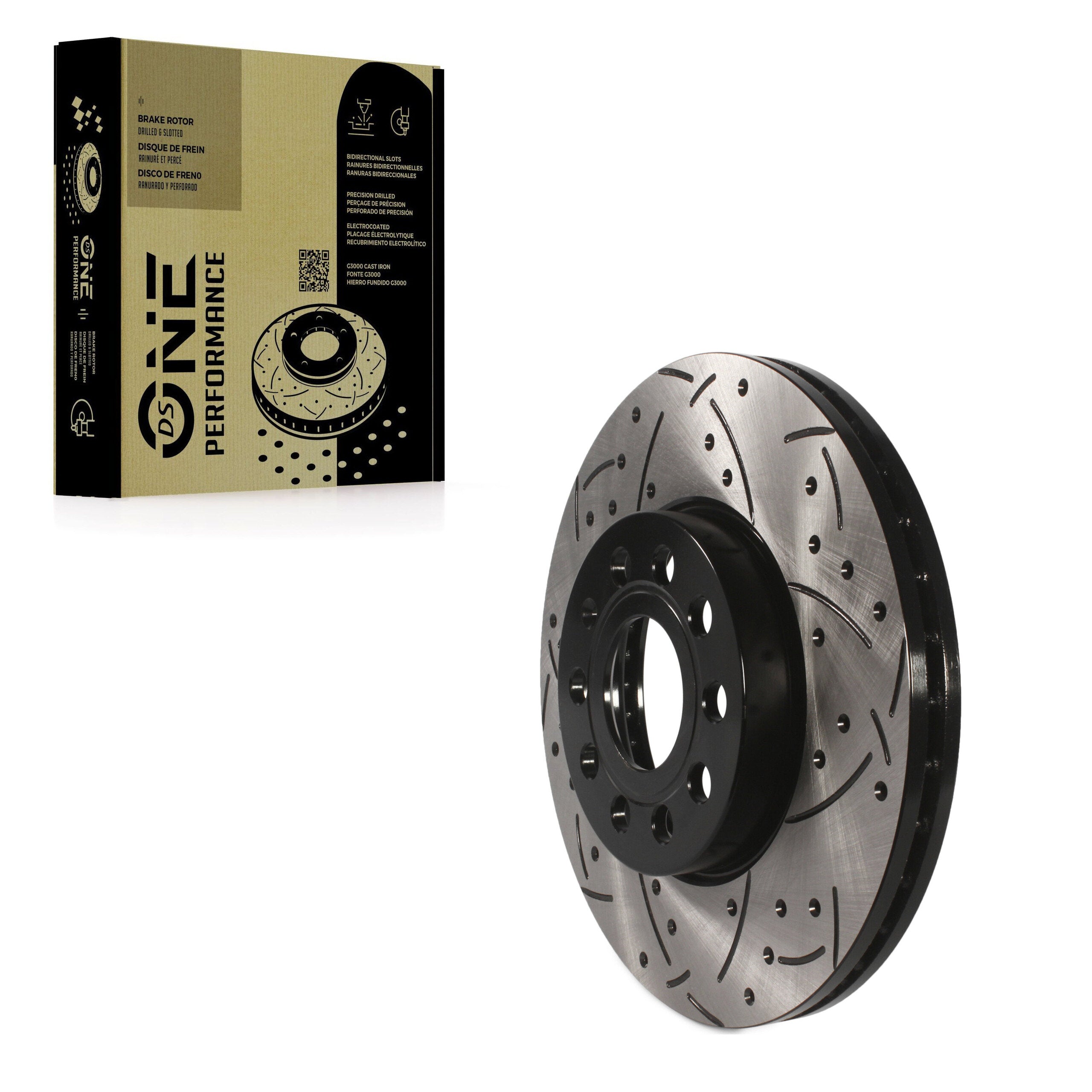 DS-One DS1-980456 Disc Brake Rotor for 2005-2025 Volkswagen Jetta, Volkswagen Taos, Volkswagen Golf - Front