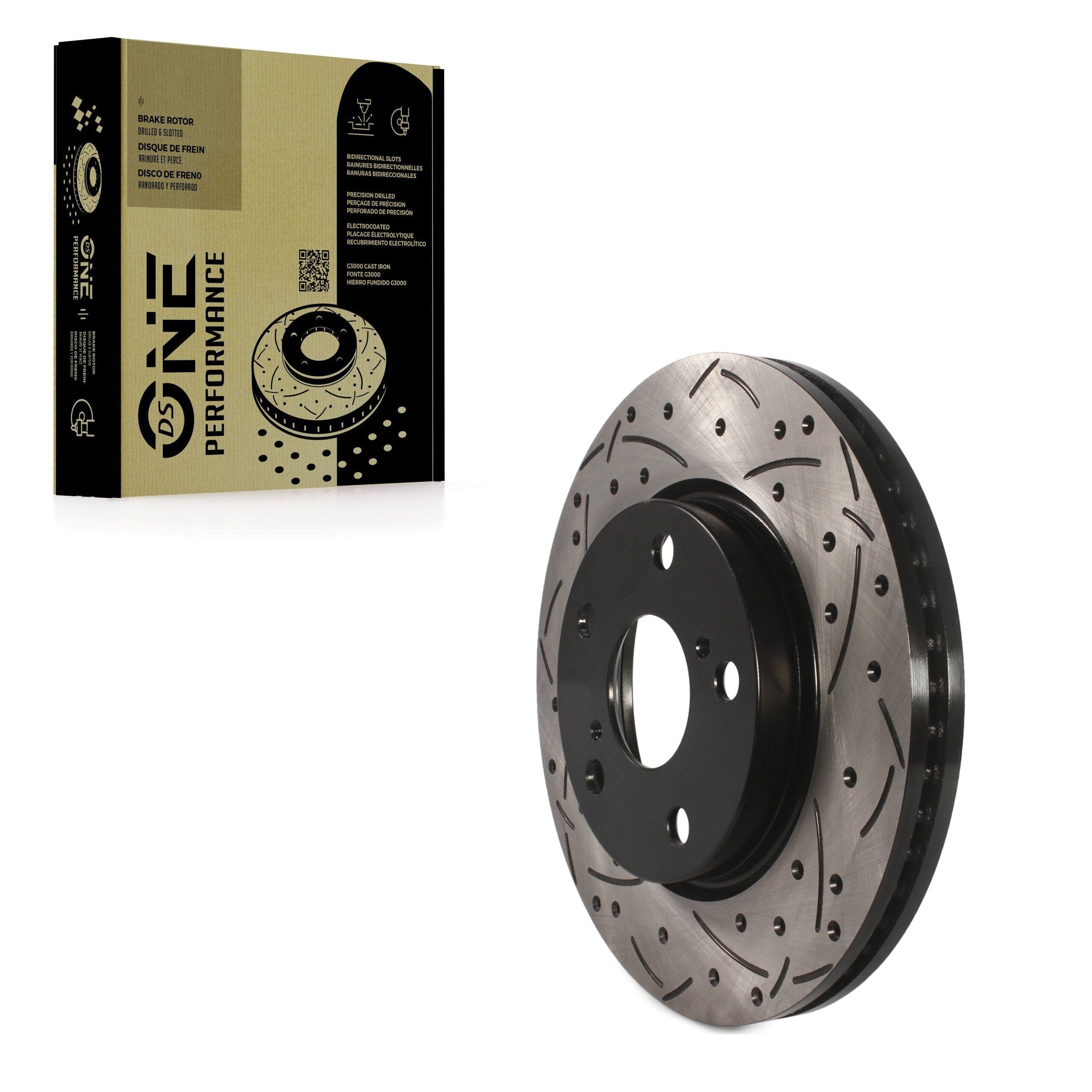 DS-One DS1-980477 Disc Brake Rotor for 2006-2018 Toyota RAV4, Toyota Prius V, Lexus HS250h - Front
