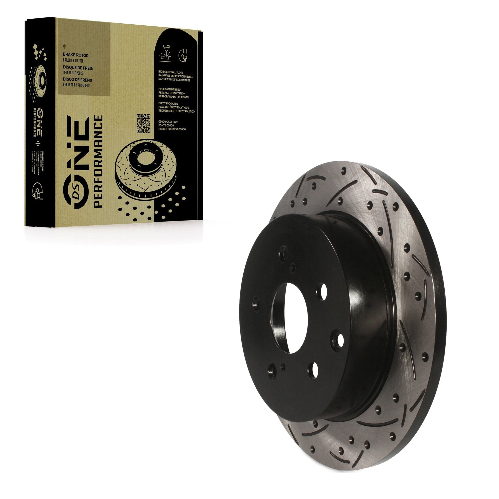 DS-One DS1-980483 Disc Brake Rotor for 2006-2018 Lexus HS250h, Toyota RAV4 - Rear