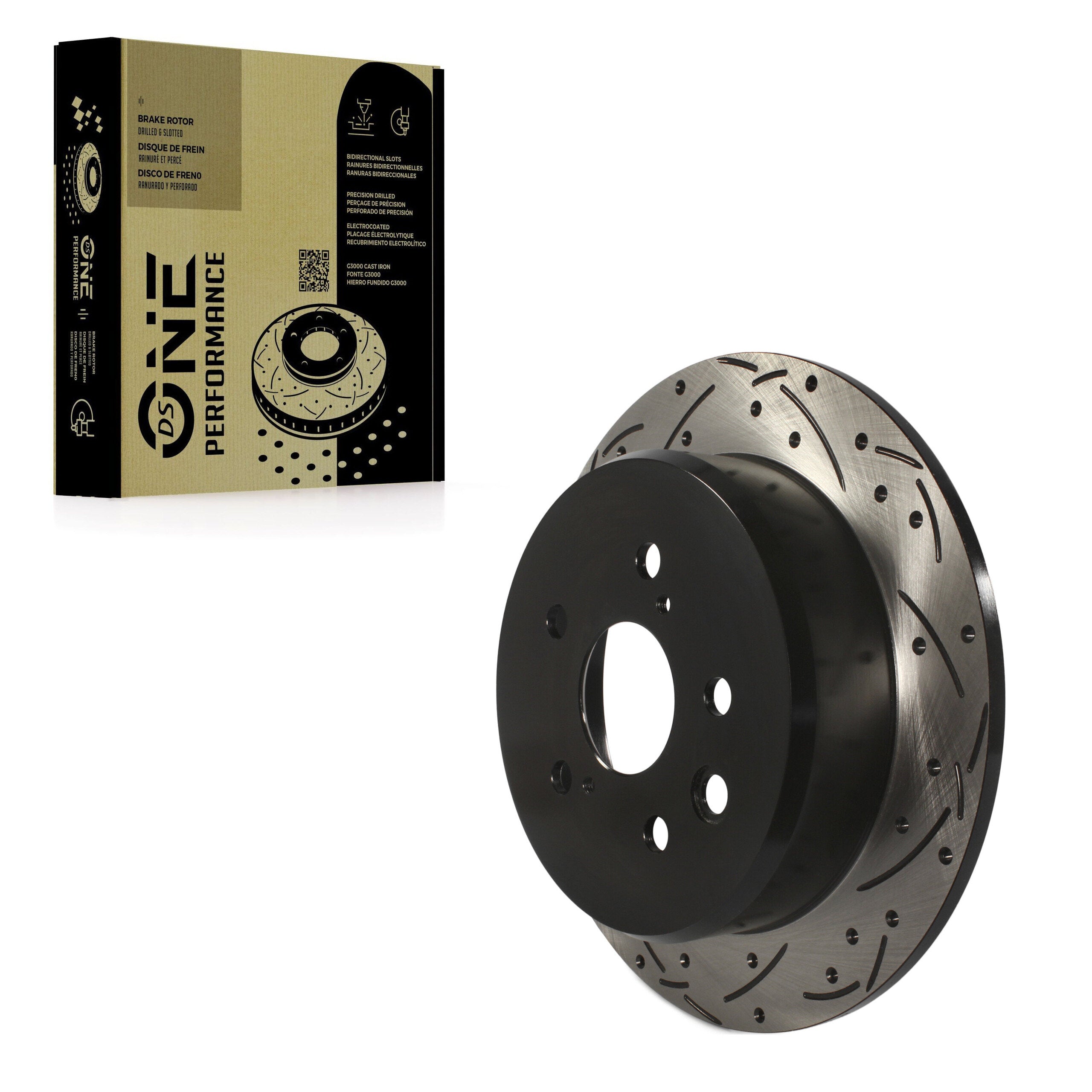 DS-One DS1-980489 Disc Brake Rotor for 2006-2015 Lexus IS250 - Rear