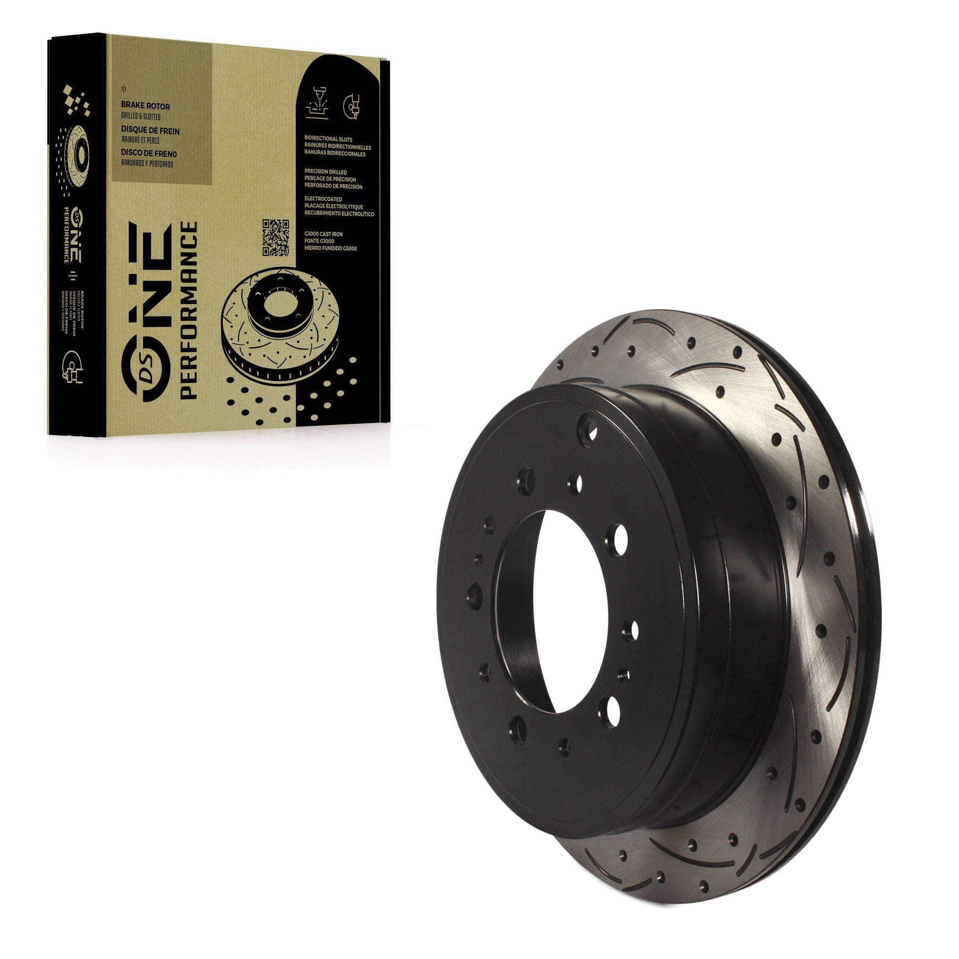 DS-One DS1-980584 Disc Brake Rotor for 2007-2022 Lexus LX570, Toyota Land Cruiser, Toyota Sequoia - Rear