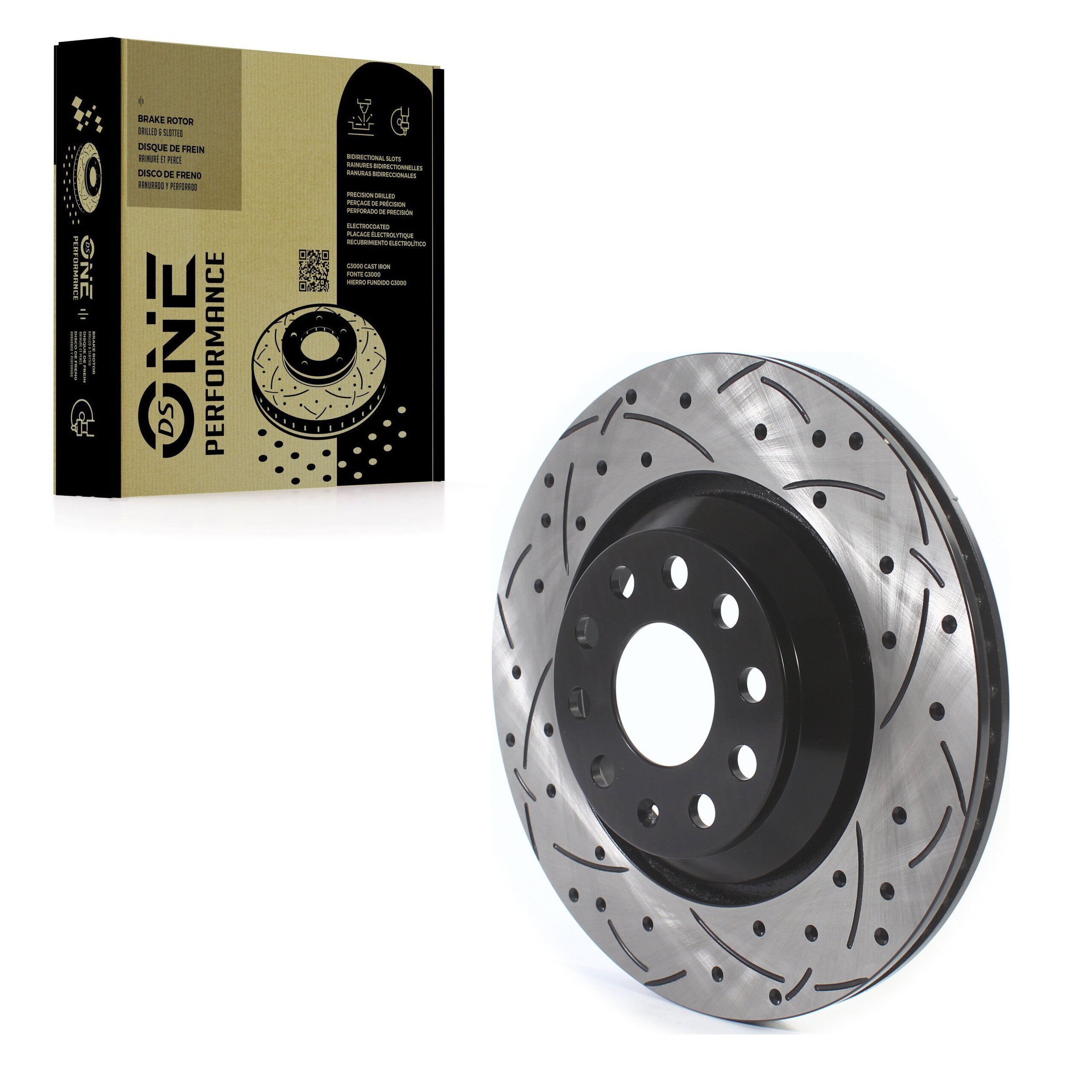 DS-One DS1-980585 Disc Brake Rotor for 2006-2024 Audi Q3, Audi RS3, Audi S3 - Rear