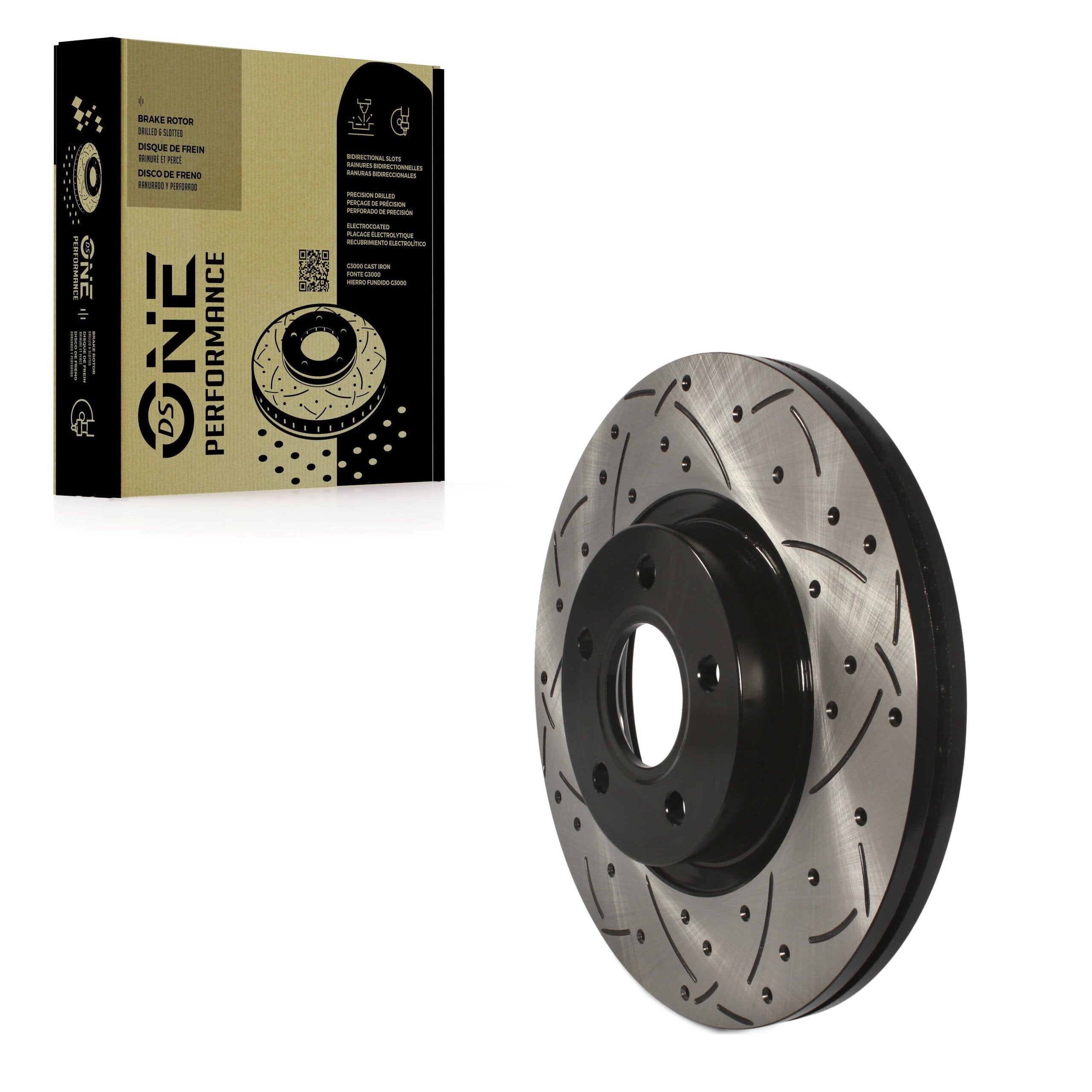 DS-One DS1-980601 Disc Brake Rotor for 2004-2019 Ford Escape, Ford C-Max, Volvo C30 - Front