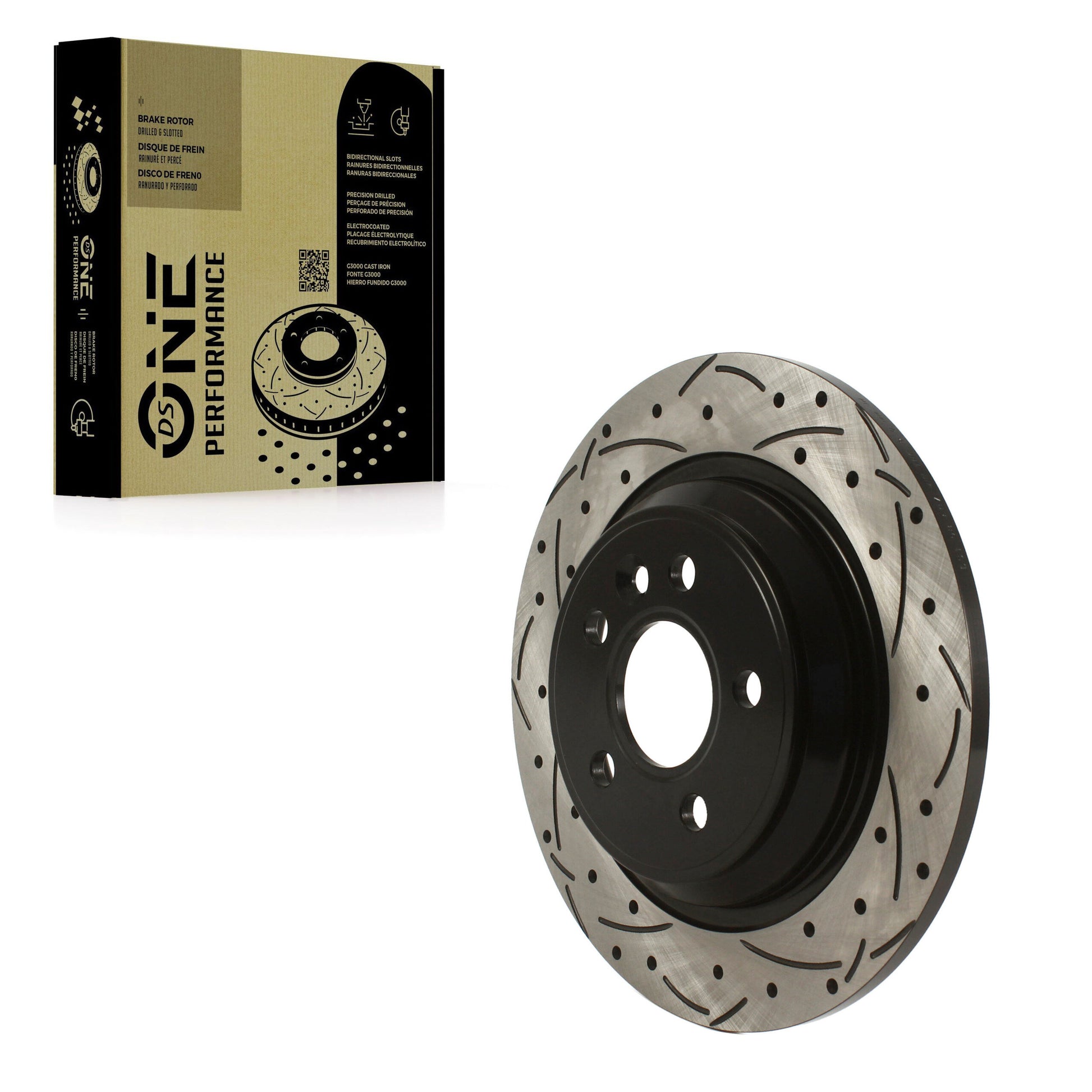 DS-One DS1-980607 Disc Brake Rotor for 2007-2018 Volvo S60 Cross Country, Volvo S60, Volvo V60 - Rear