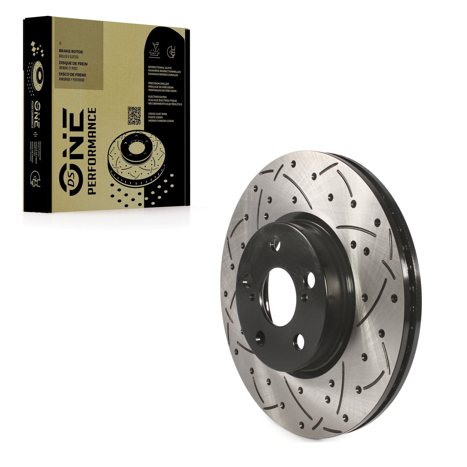 DS-One DS1-980629 Disc Brake Rotor for 2008-2019 Toyota Corolla, Toyota Matrix, Pontiac Vibe - Front