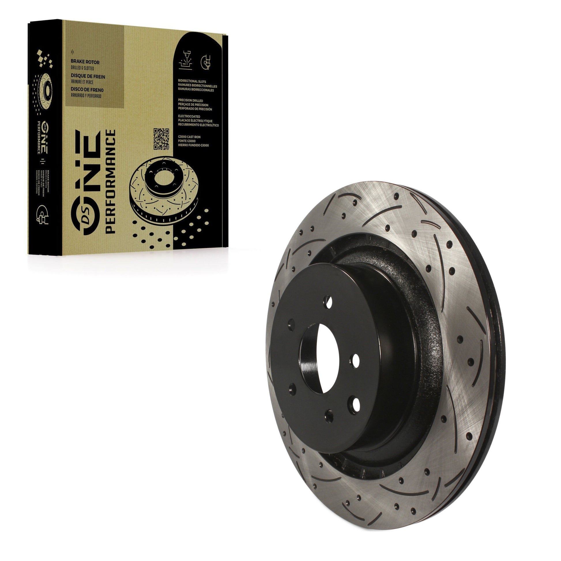 DS-One DS1-980663 Disc Brake Rotor for 2008-2024 Nissan Z, INFINITI Q60, INFINITI G37 - Rear