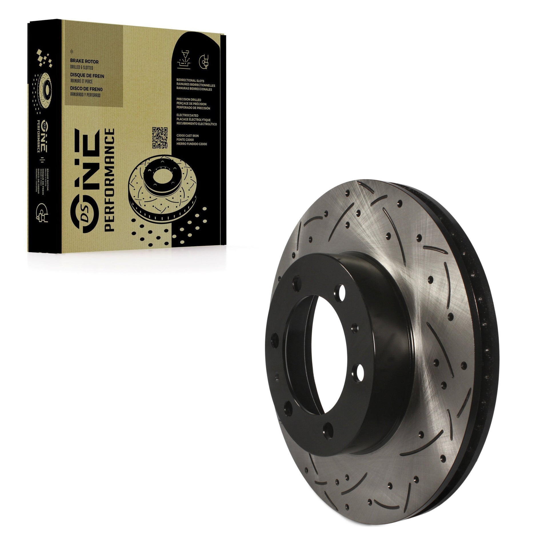 DS-One DS1-980670 Disc Brake Rotor for 2003-2023 Toyota Tacoma, Toyota FJ Cruiser, Toyota 4Runner - Front