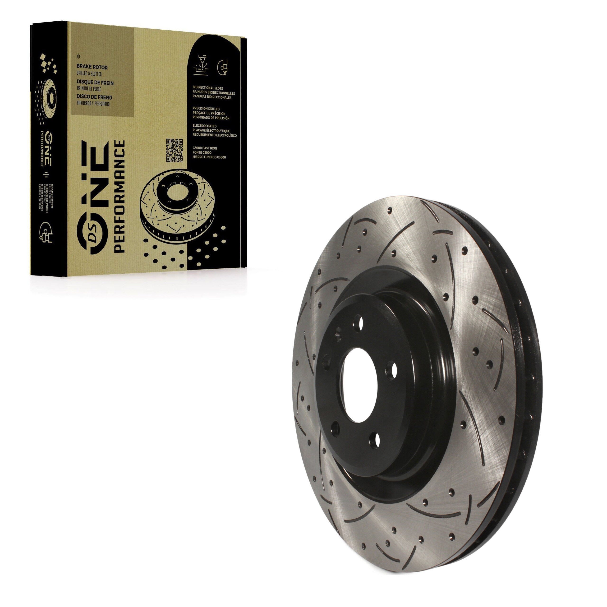 DS-One DS1-980696 Disc Brake Rotor for 2008-2024 Audi Q5, Porsche Macan, Audi A6 - Front