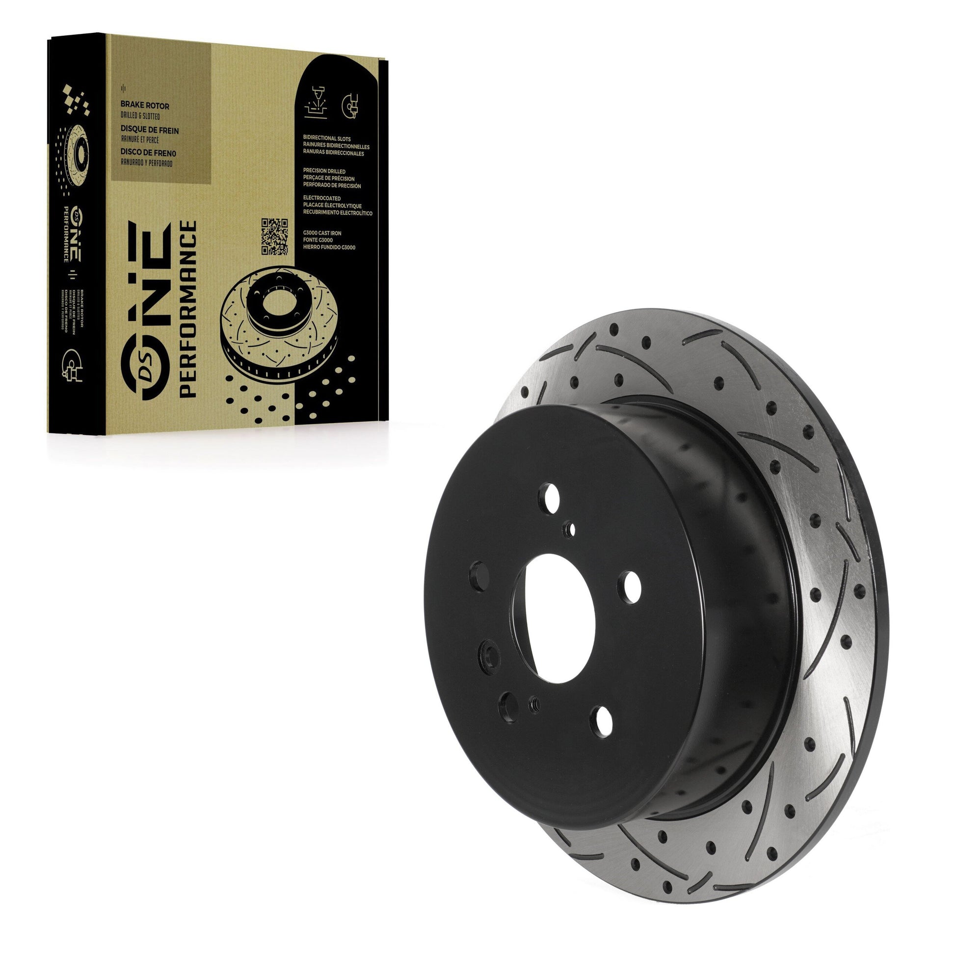 DS-One DS1-980727 Disc Brake Rotor for 2009-2016 Toyota Venza - Rear