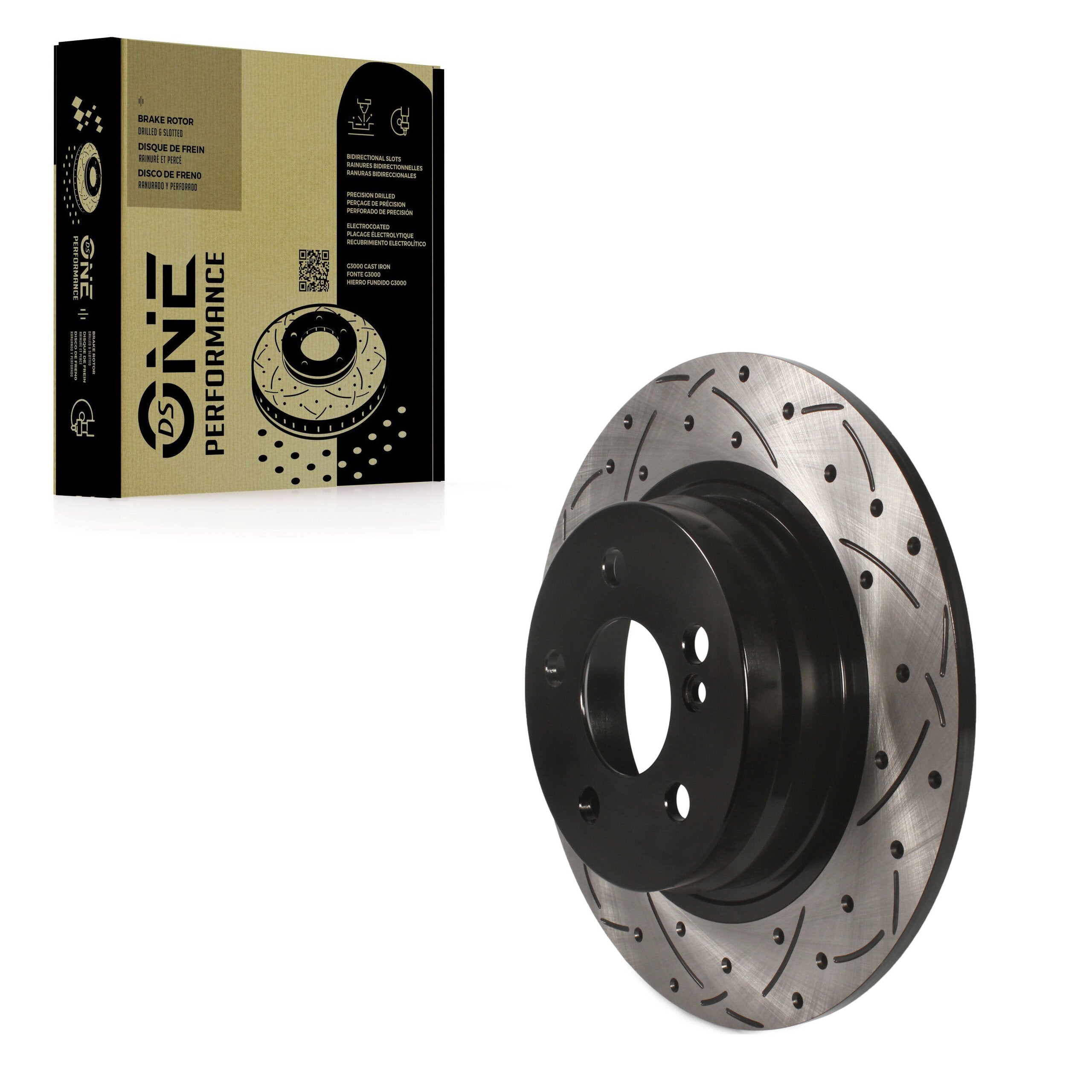DS-One DS1-980729 Disc Brake Rotor for 2008-2015 Mercedes-Benz C250, Mercedes-Benz C230, Mercedes-Benz C300 - Rear