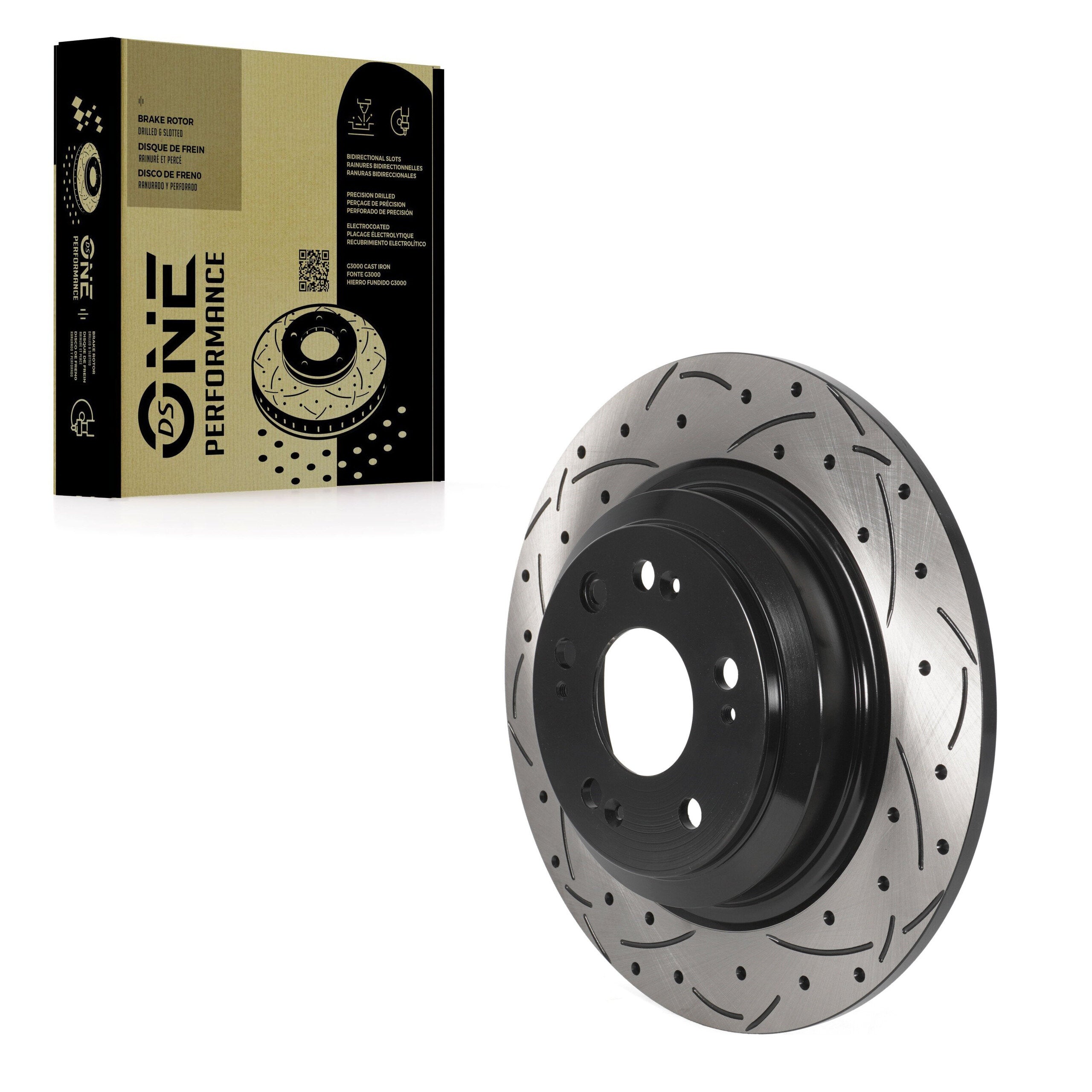 DS-One DS1-980739 Disc Brake Rotor for 2009-2014 Acura TL - Rear