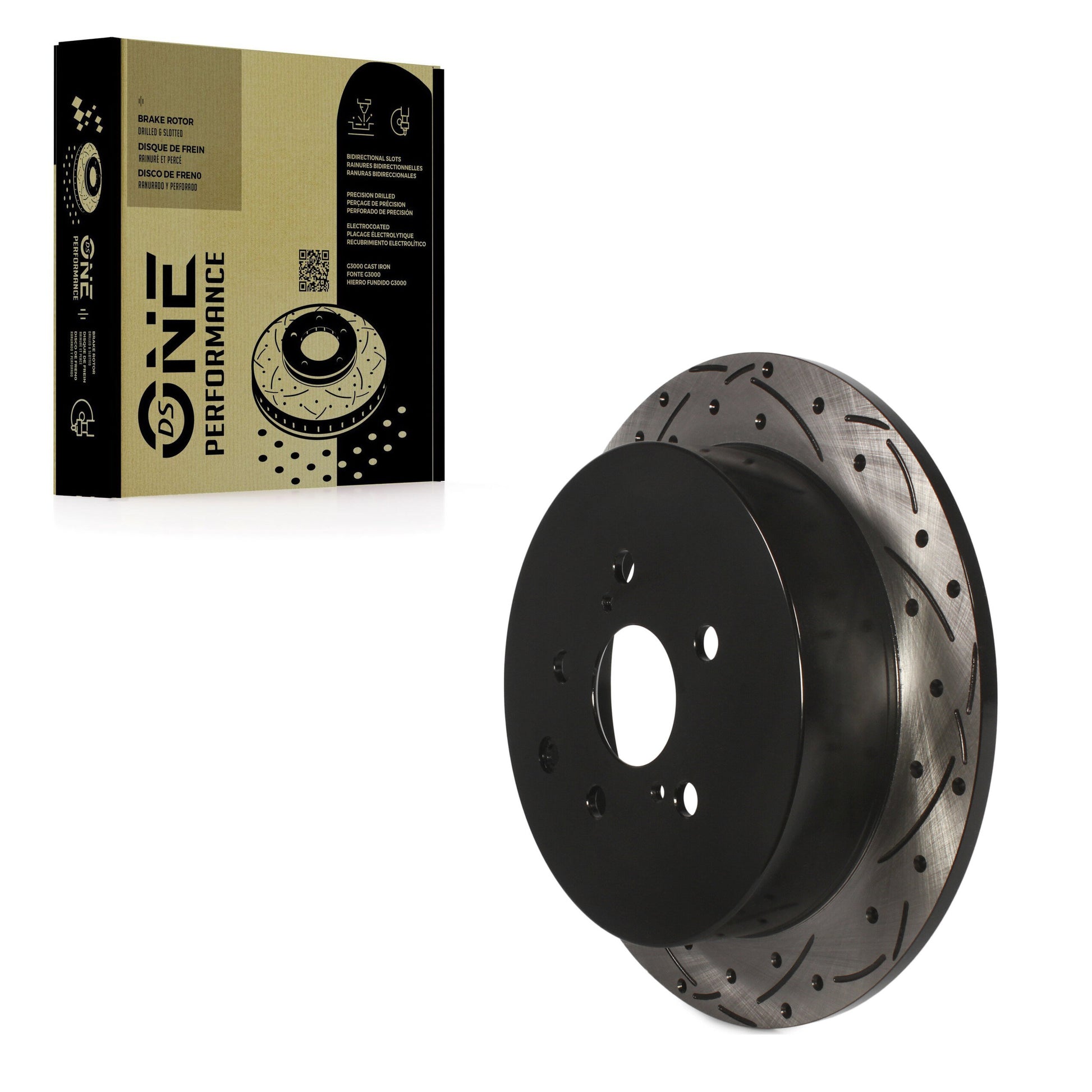 DS-One DS1-980757 Disc Brake Rotor for 2010-2020 Toyota Highlander, Toyota Sienna, Lexus RX350 - Rear