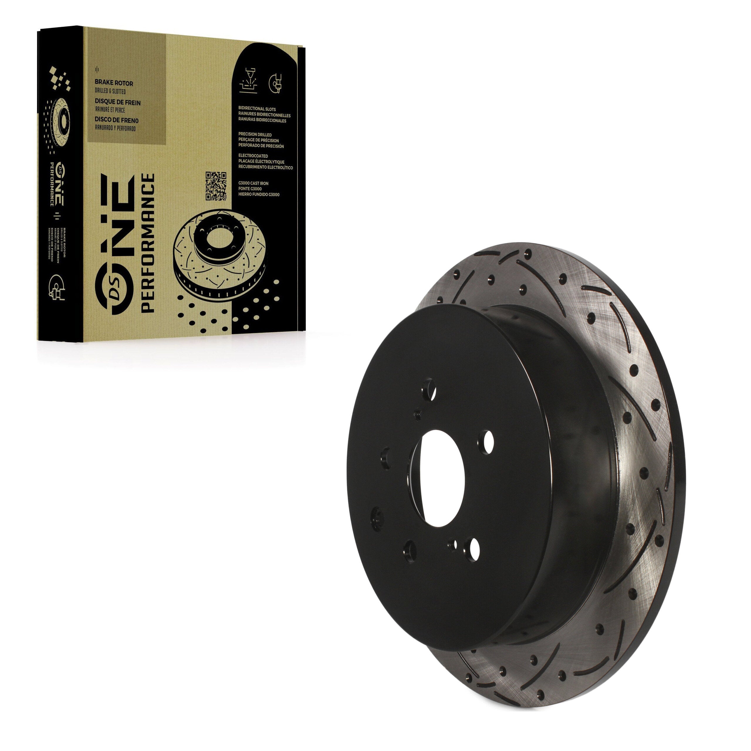 DS-One DS1-980757 Disc Brake Rotor for 2010-2020 Toyota Highlander, Toyota Sienna, Lexus RX350 - Rear