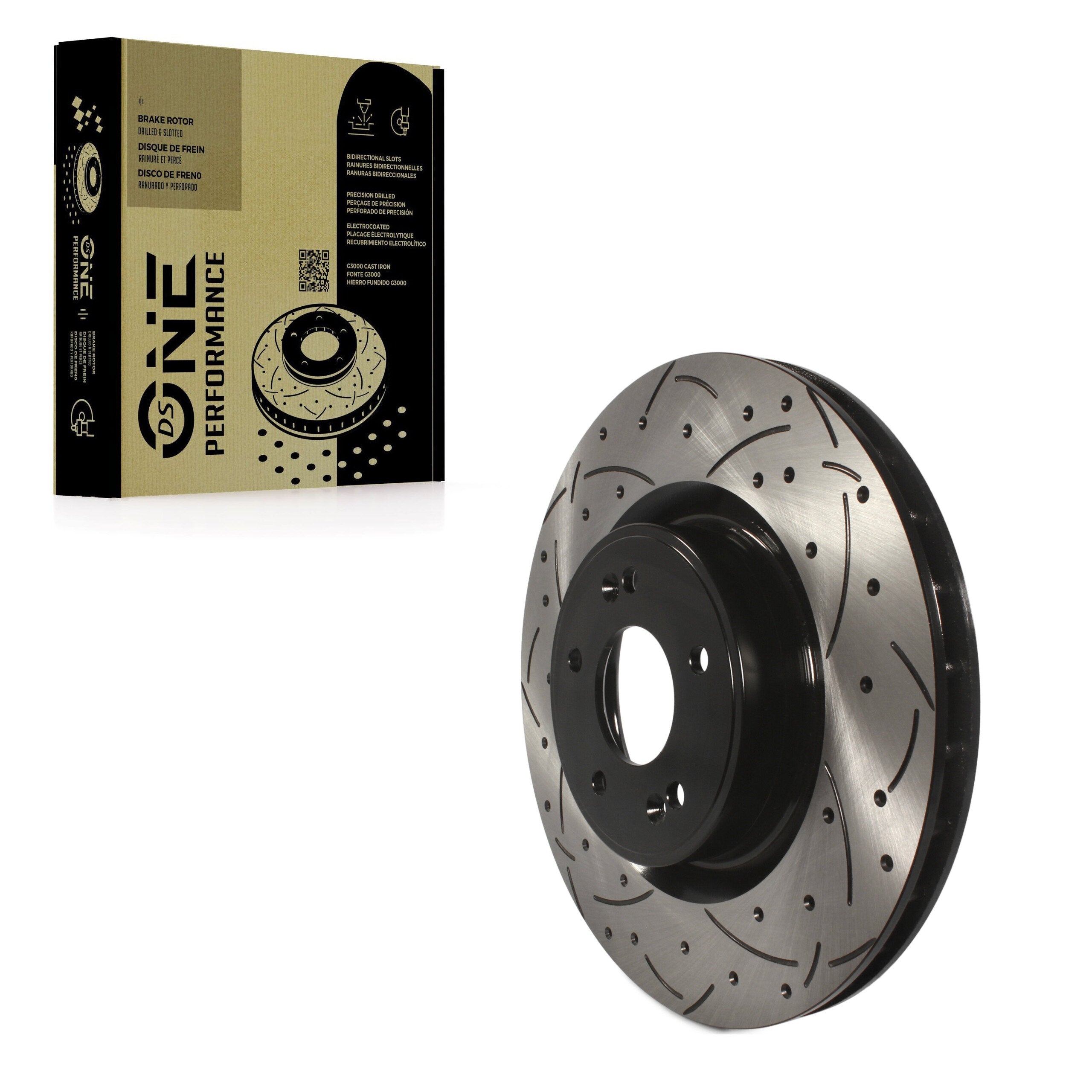 DS-One DS1-980766 Disc Brake Rotor for 2010-2016 Hyundai Genesis Coupe - Front