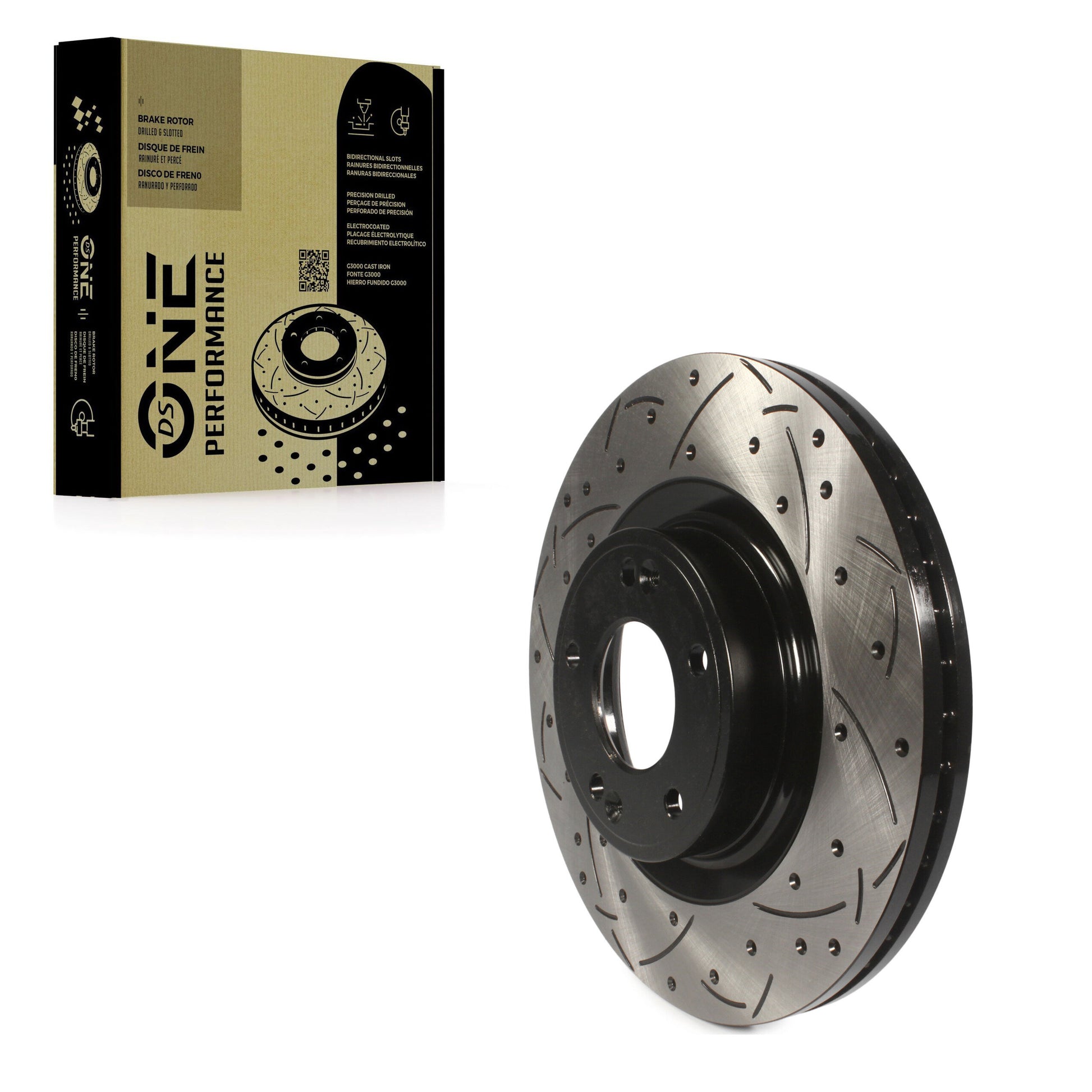 DS-One DS1-980767 Disc Brake Rotor for 2010-2016 Hyundai Genesis Coupe - Front