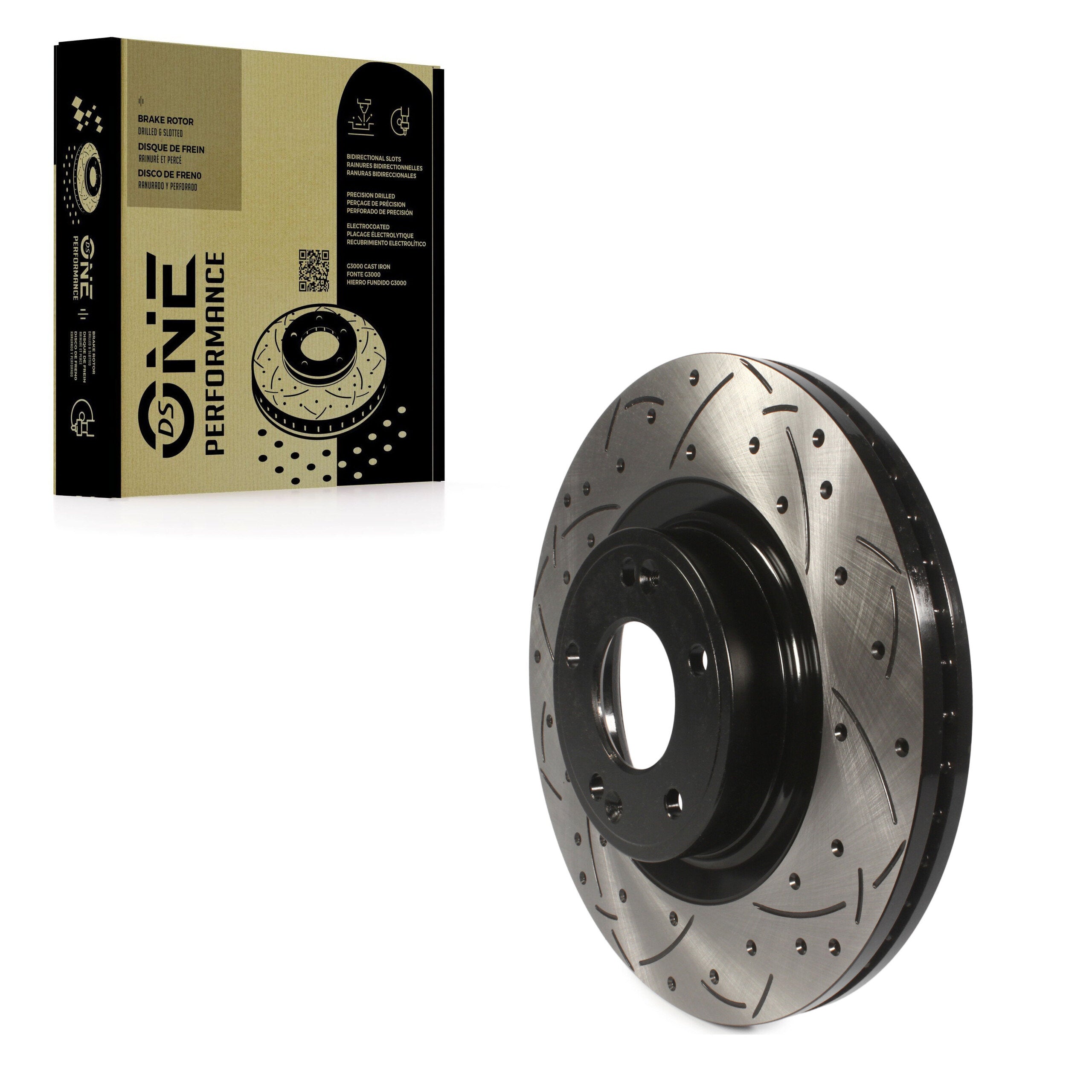 DS-One DS1-980767 Disc Brake Rotor for 2010-2016 Hyundai Genesis Coupe - Front