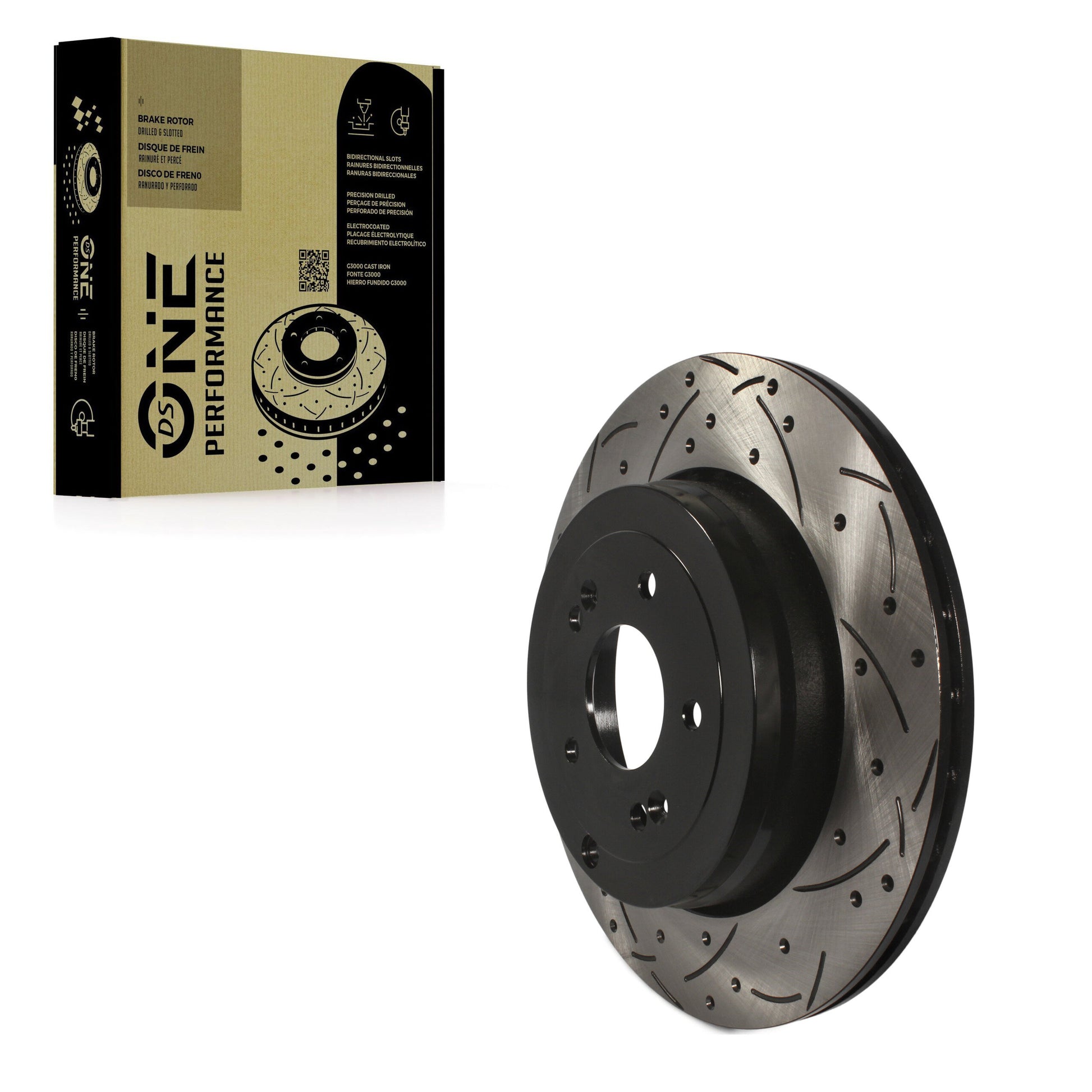 DS-One DS1-980772 Disc Brake Rotor for 2010-2016 Hyundai Genesis Coupe - Rear