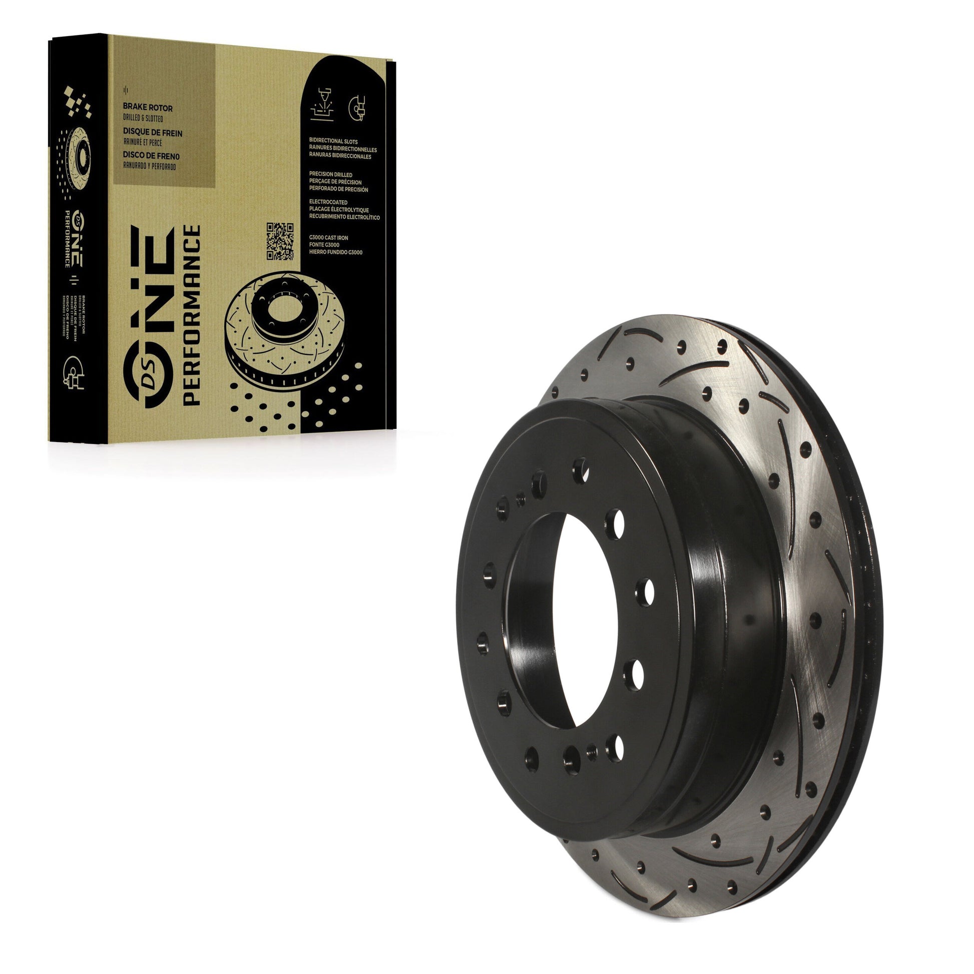 DS-One DS1-980780 Disc Brake Rotor for 2010-2024 Lexus GX460, Toyota 4Runner, Toyota FJ Cruiser - Rear