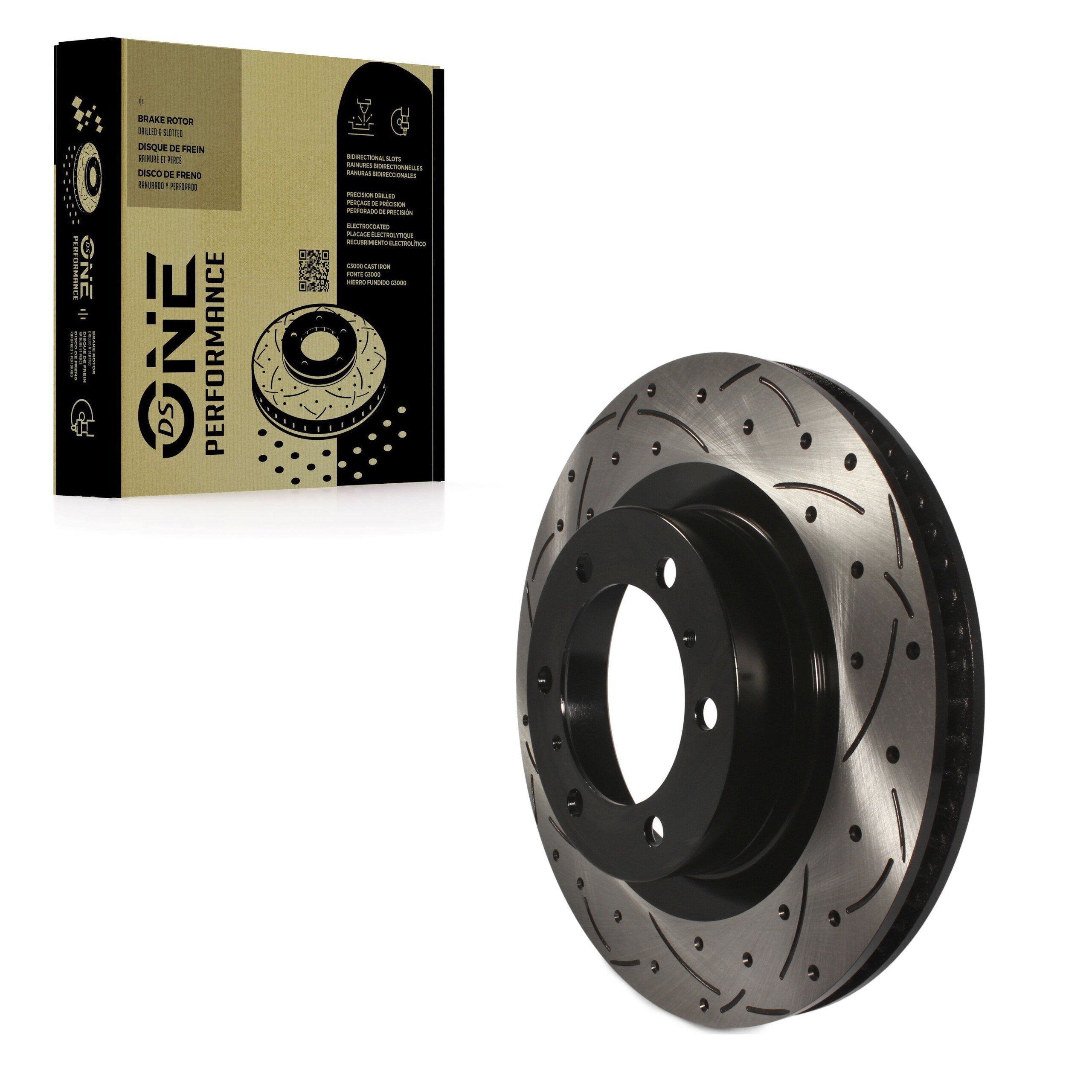 DS-One DS1-980784 Disc Brake Rotor for 2010-2024 Lexus GX460, Toyota 4Runner - Front