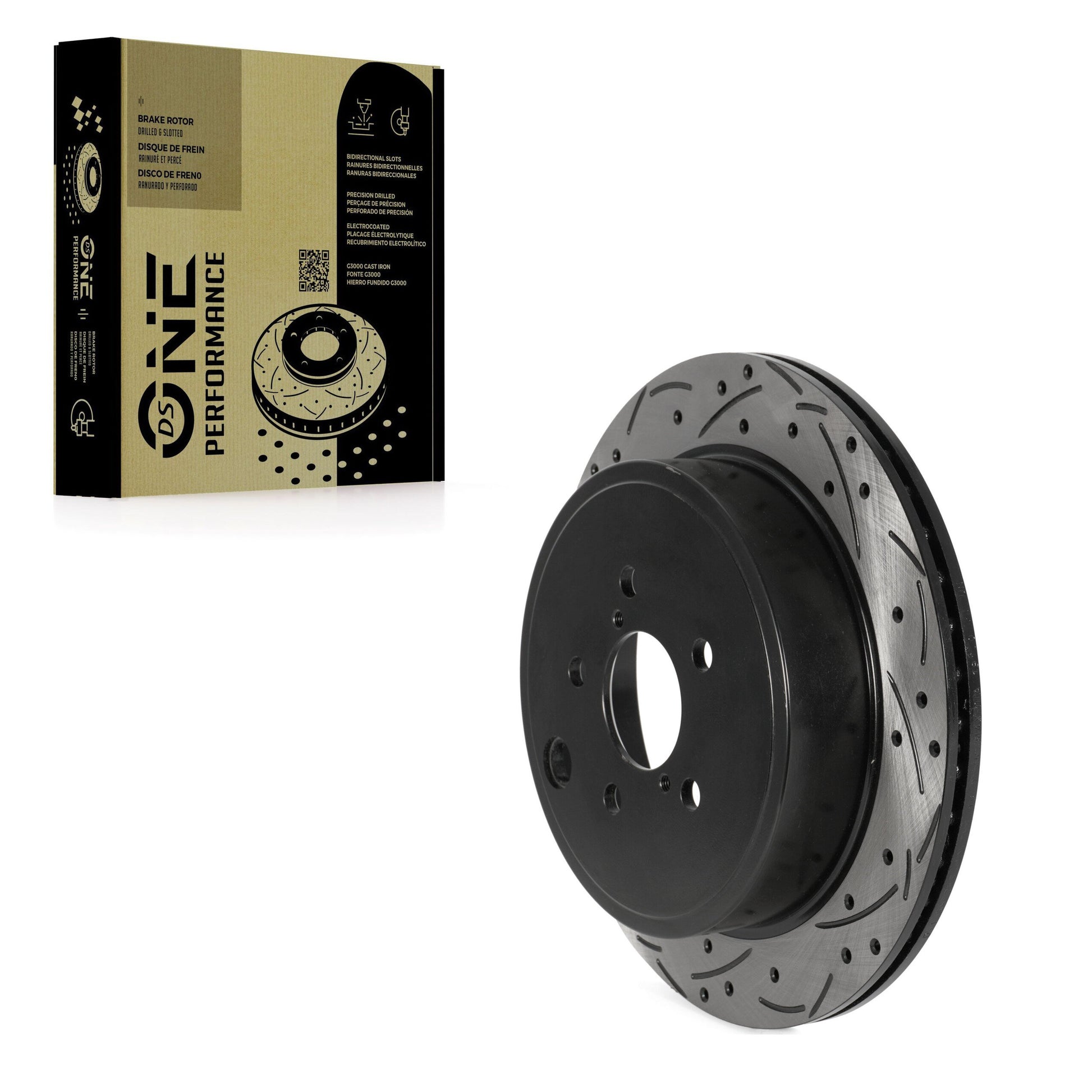 DS-One DS1-980785 Disc Brake Rotor for 2010-2024 Subaru BRZ, Toyota GR86, Toyota 86 - Rear