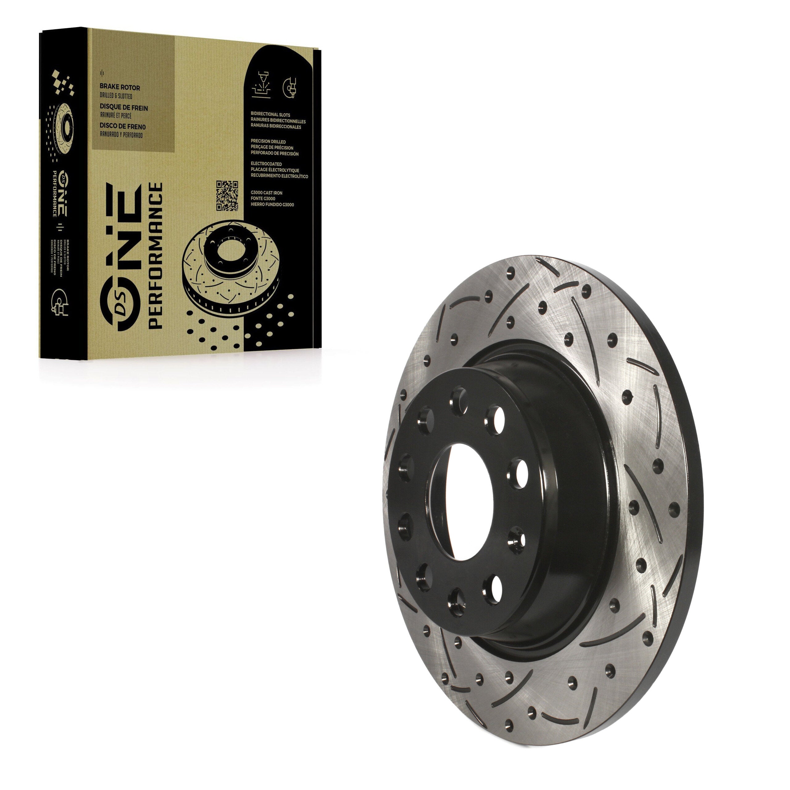 DS-One DS1-980791 Disc Brake Rotor for 2006-2018 Volkswagen CC, Volkswagen Tiguan Limited, Audi Q3 - Rear