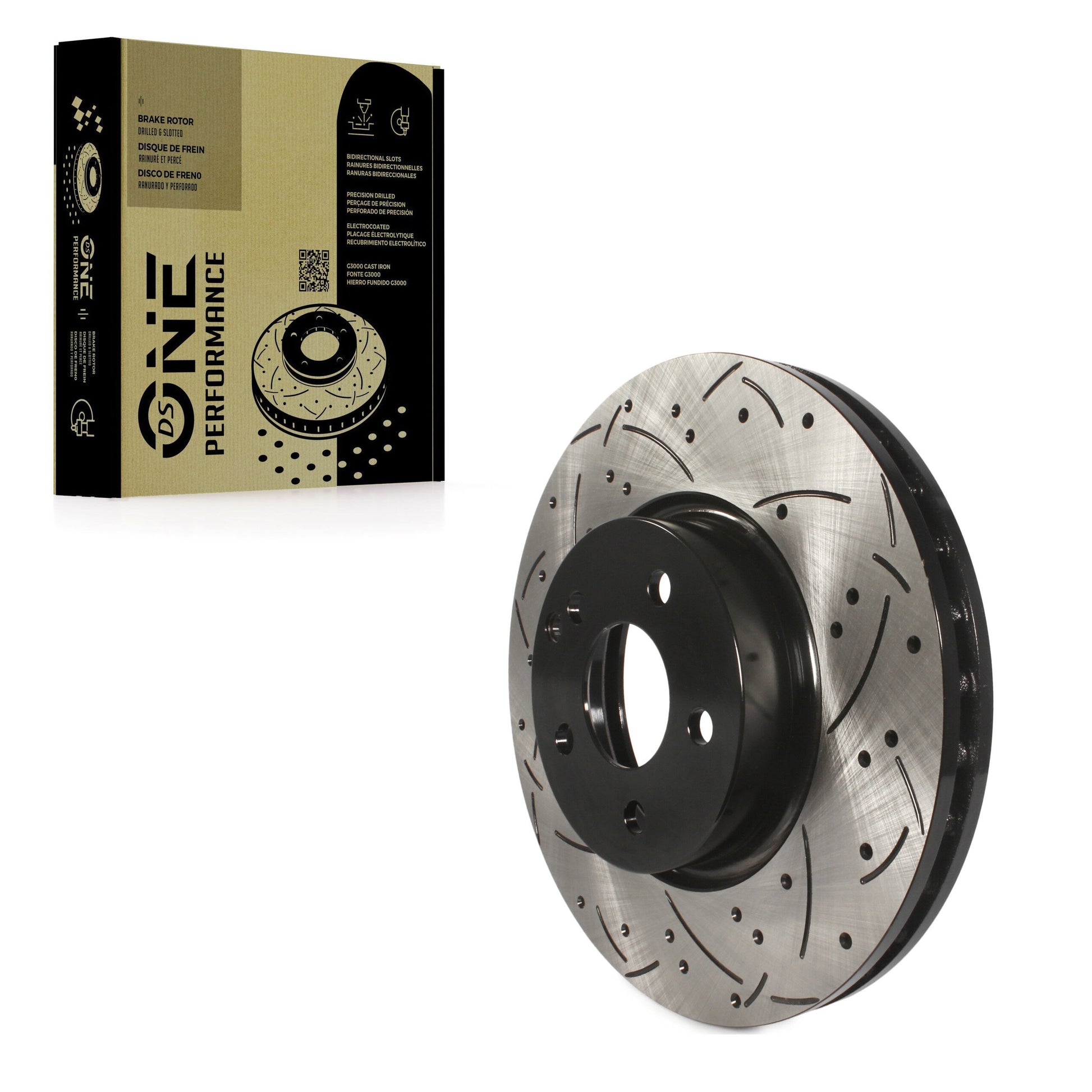 DS-One DS1-980793 Disc Brake Rotor for 2008-2019 Mercedes-Benz SLC300, Mercedes-Benz C300, Mercedes-Benz E250 - Front