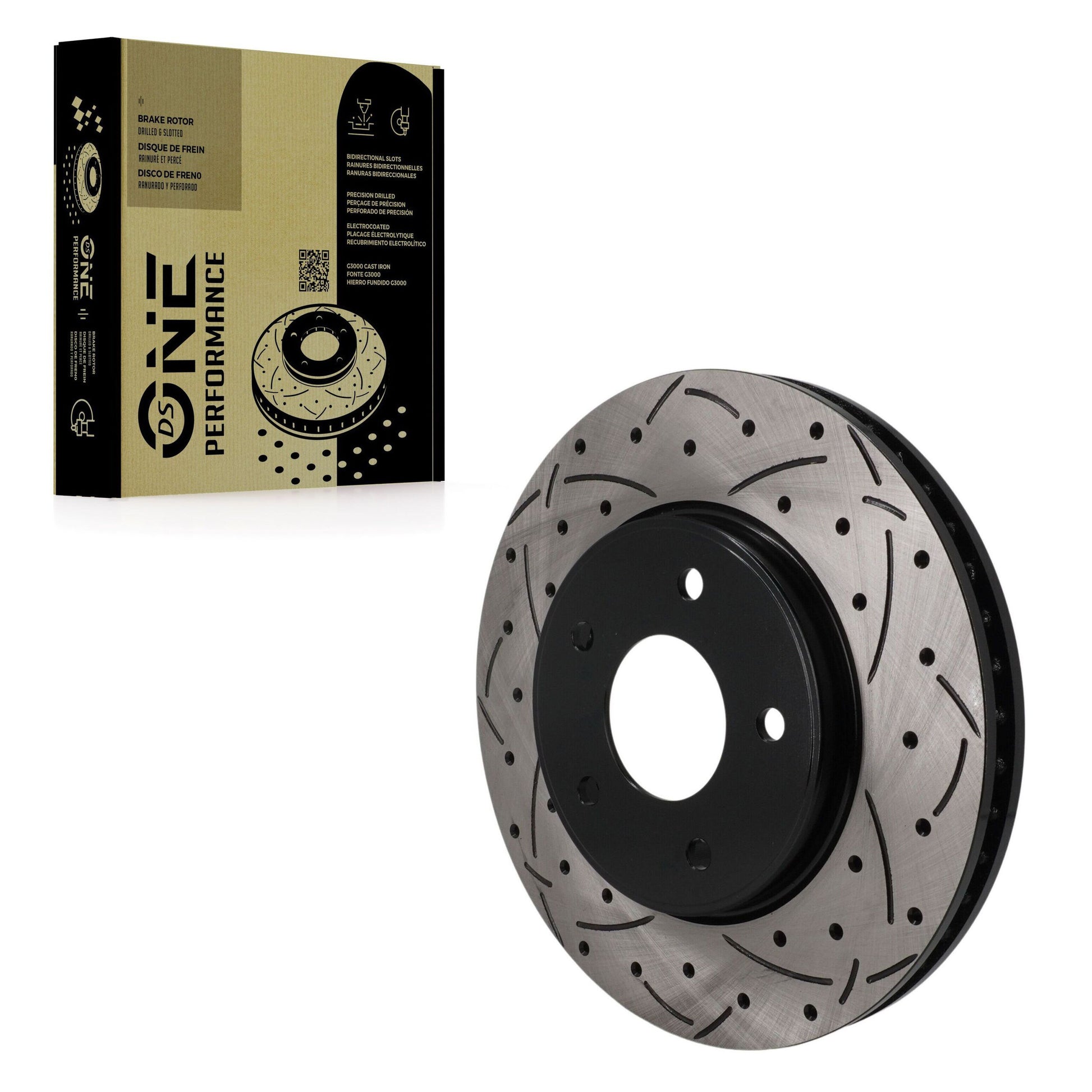 DS-One DS1-980865 Disc Brake Rotor for 2011-2025 Nissan LEAF, Chevrolet City Express, Nissan NV200 - Front