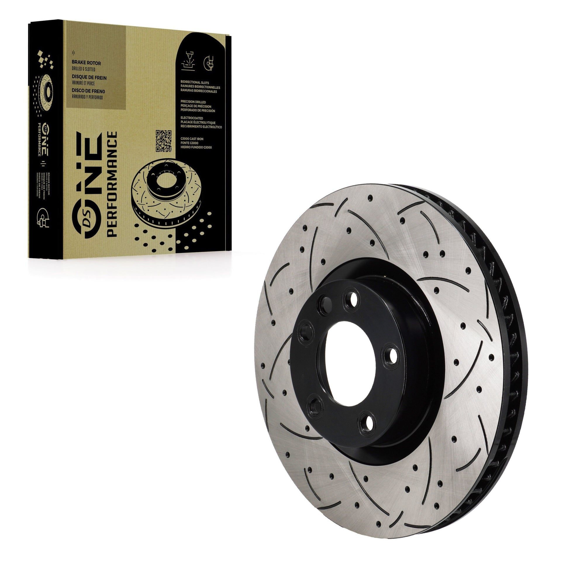 DS-One DS1-980873 Disc Brake Rotor for 2011-2018 Porsche Cayenne, Volkswagen Touareg - Front Right