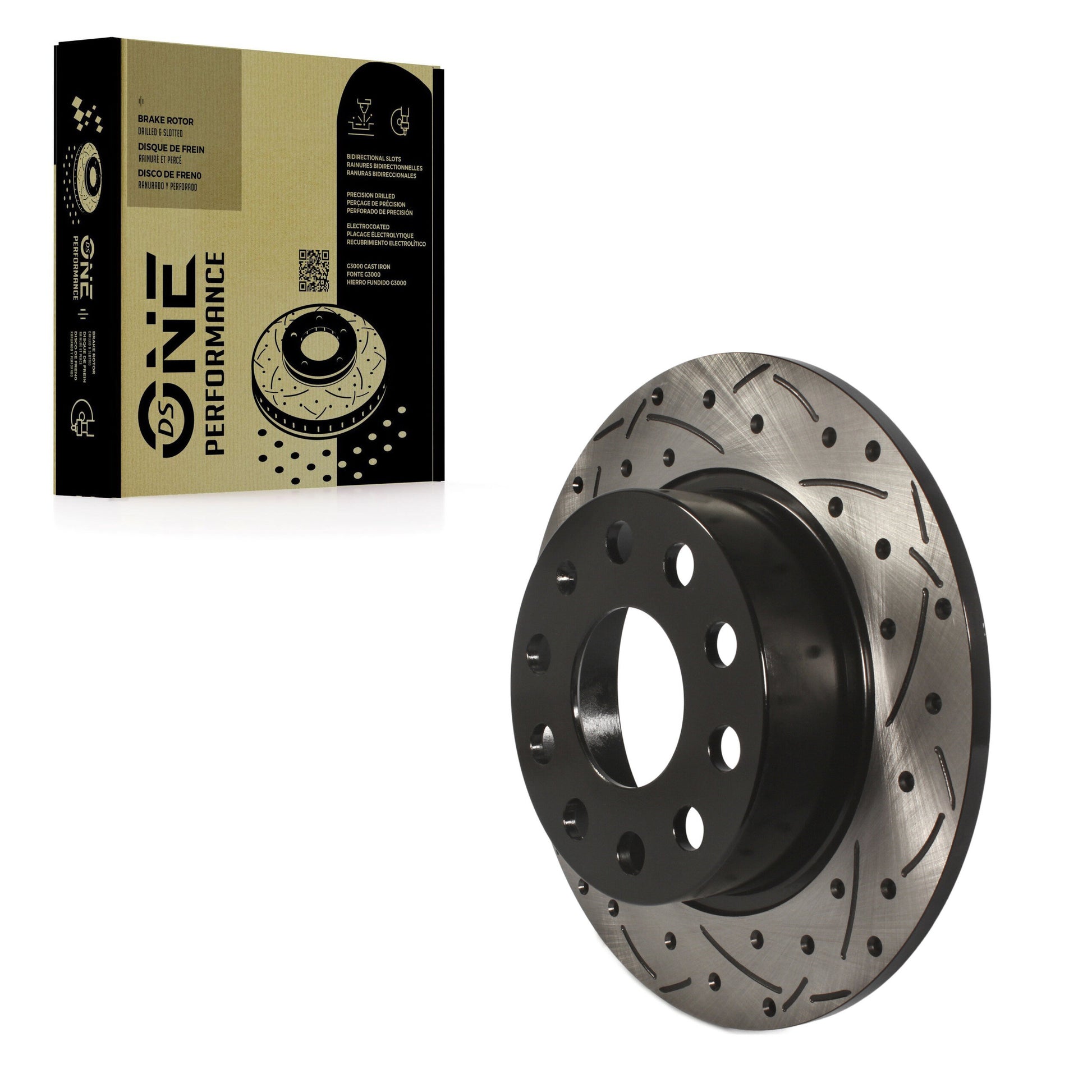 DS-One DS1-980874 Disc Brake Rotor for 2009-2019 Volkswagen Golf Alltrack, Volkswagen Golf, Volkswagen Golf SportWagen - Rear