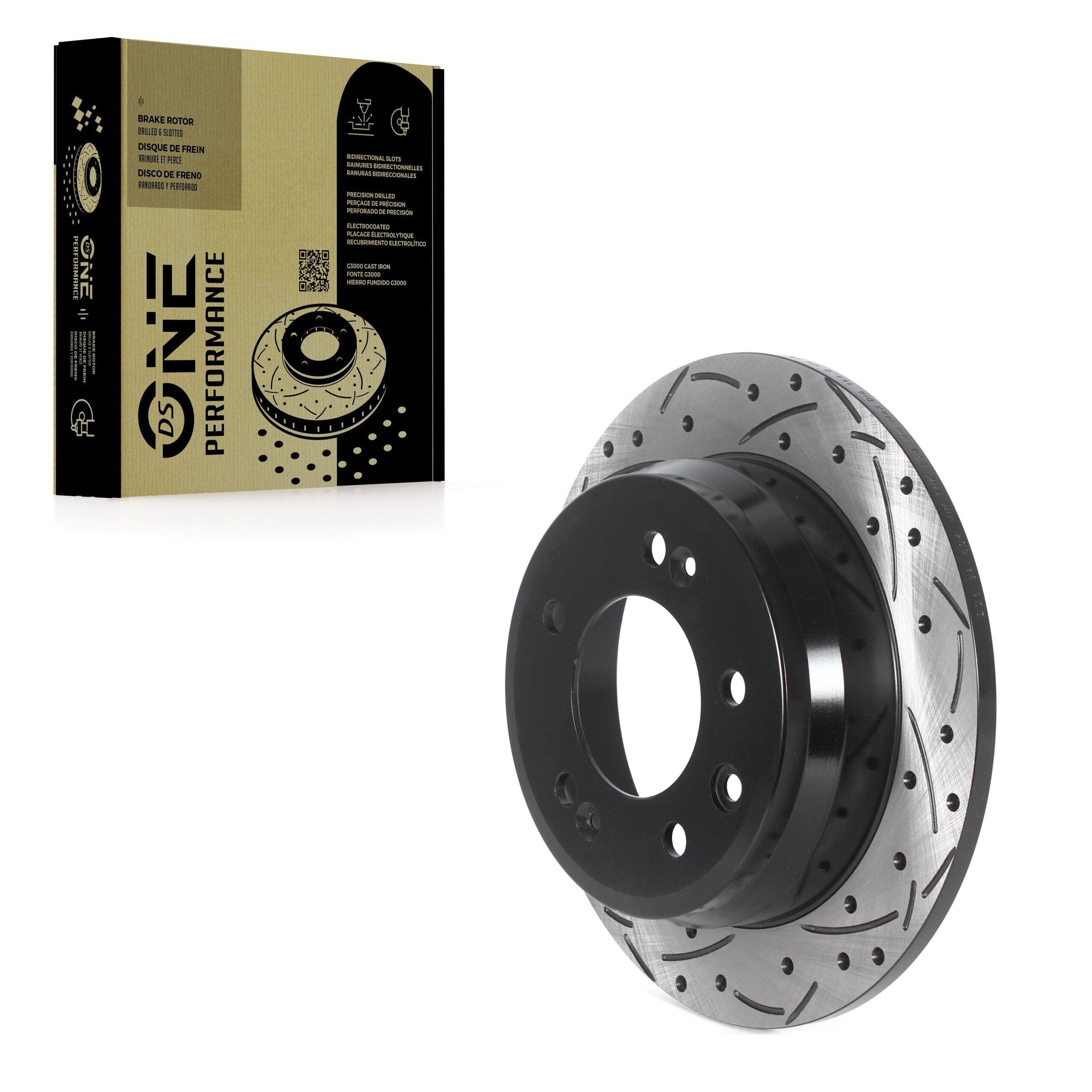 DS-One DS1-980896 Disc Brake Rotor for 2009-2016 Hyundai Elantra, Kia Sportage, Hyundai Tucson - Rear