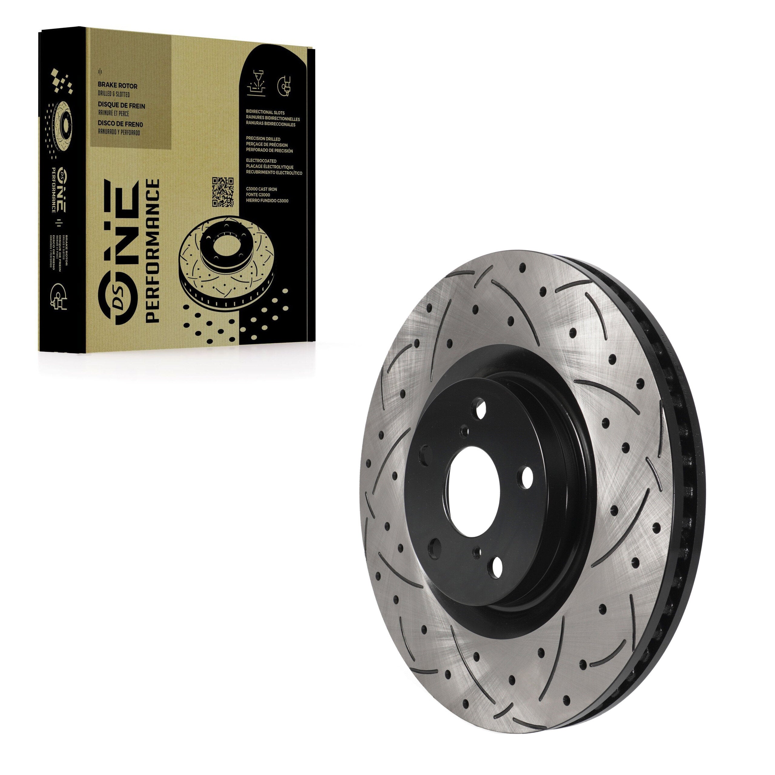 DS-One DS1-980917 Disc Brake Rotor for 2007-2024 Lexus IS300, Lexus IS350, Lexus RC300 - Front Right