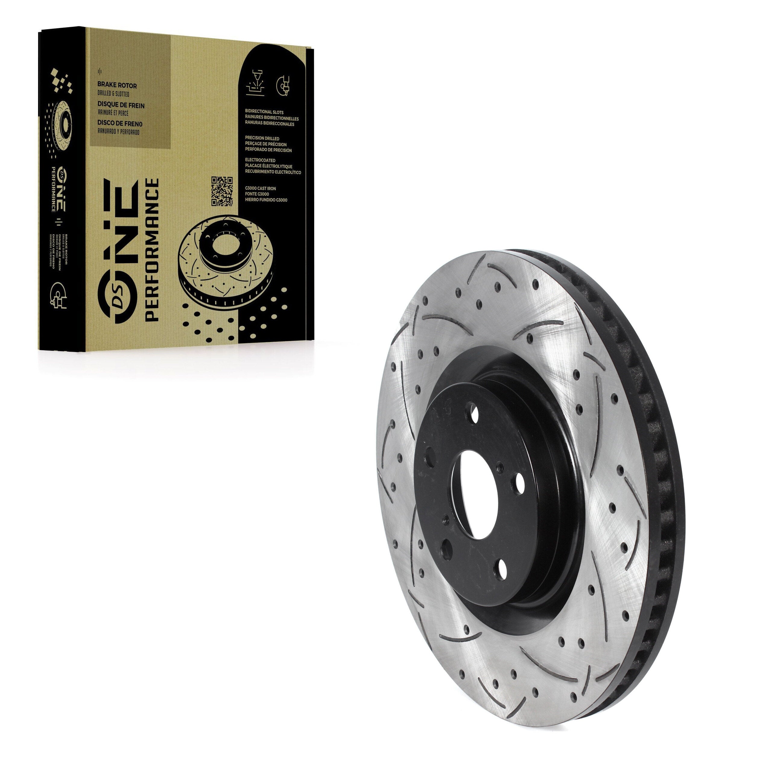 DS-One DS1-980918 Disc Brake Rotor for 2007-2024 Lexus IS300, Lexus IS350, Lexus RC300 - Front Left