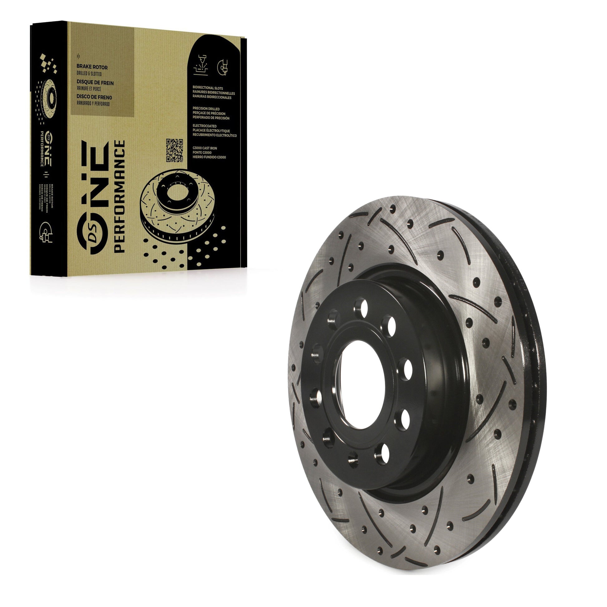 DS-One DS1-980929 Disc Brake Rotor for 2011-2015 Volkswagen GTI, Audi A3 Quattro, Volkswagen Jetta - Front