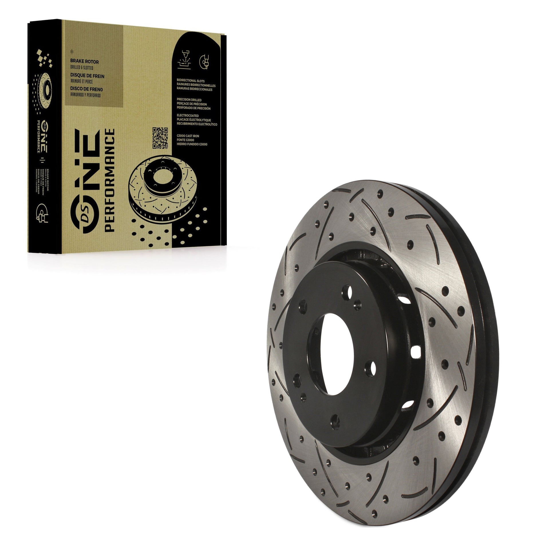 DS-One DS1-980933 Disc Brake Rotor for 2009-2015 Mitsubishi Lancer - Front