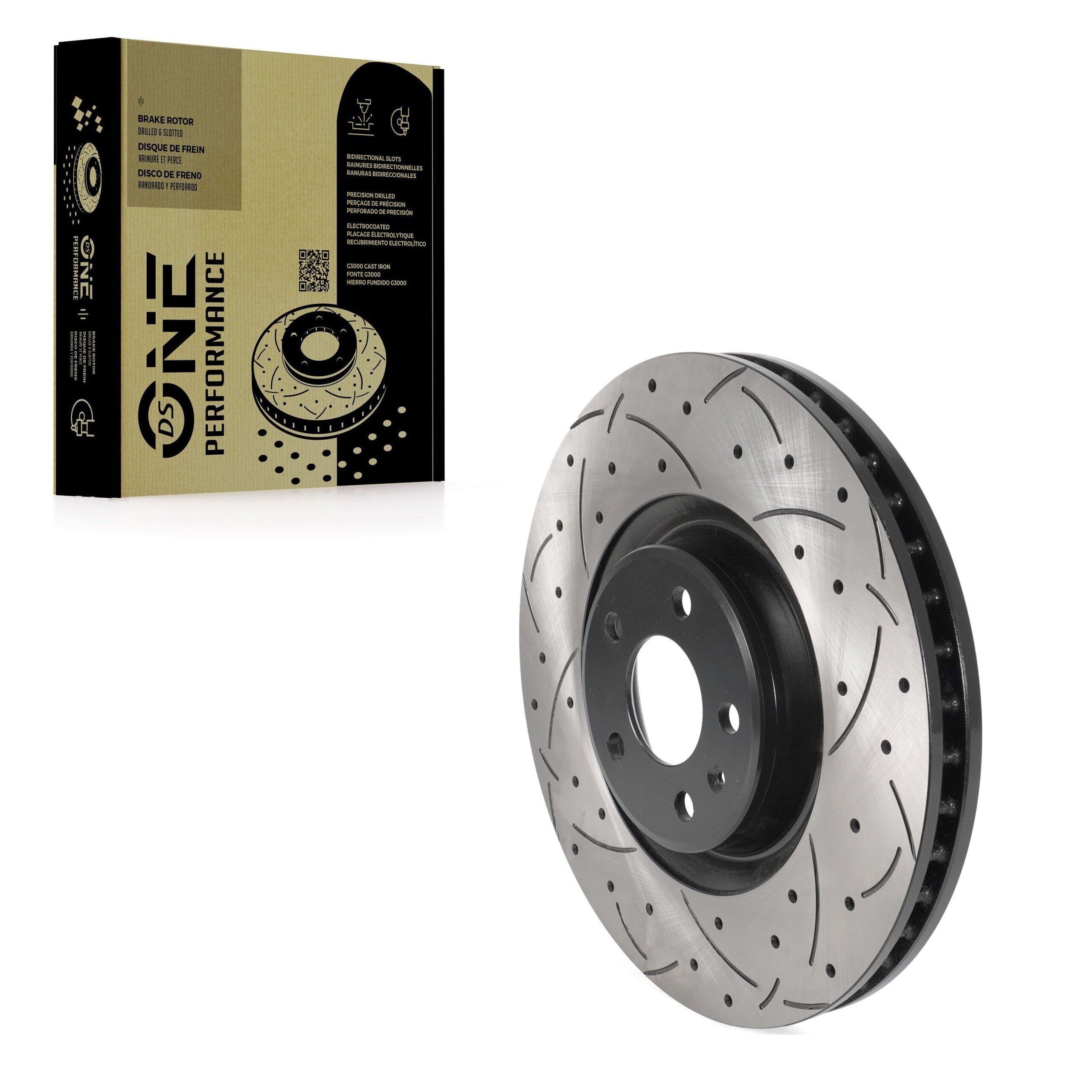 DS-One DS1-980939 Disc Brake Rotor for 2012-2018 Audi A8 Quattro, Audi A6, Audi A6 Quattro - Front