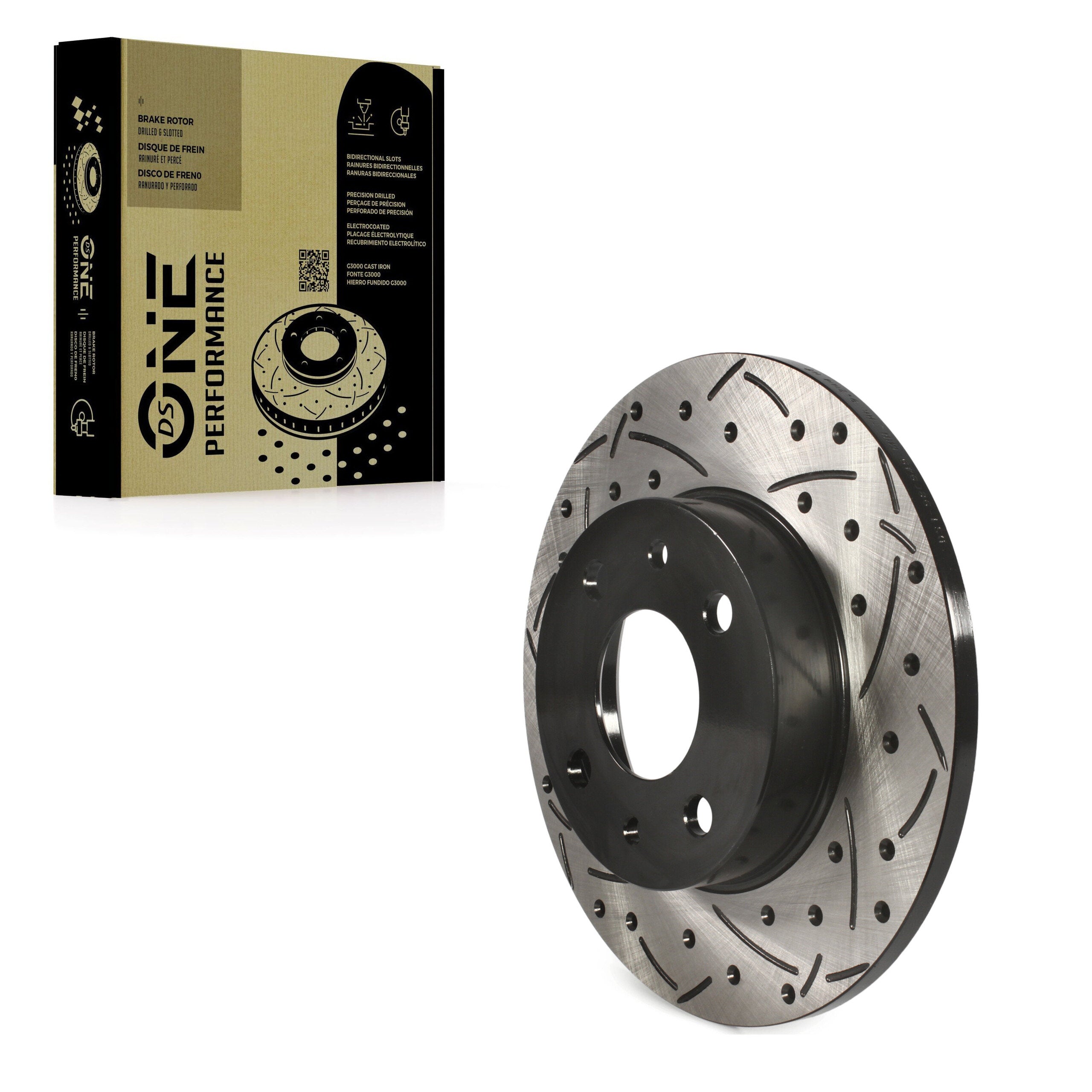 DS-One DS1-980949 Disc Brake Rotor for 2012-2019 Fiat 500 - Rear