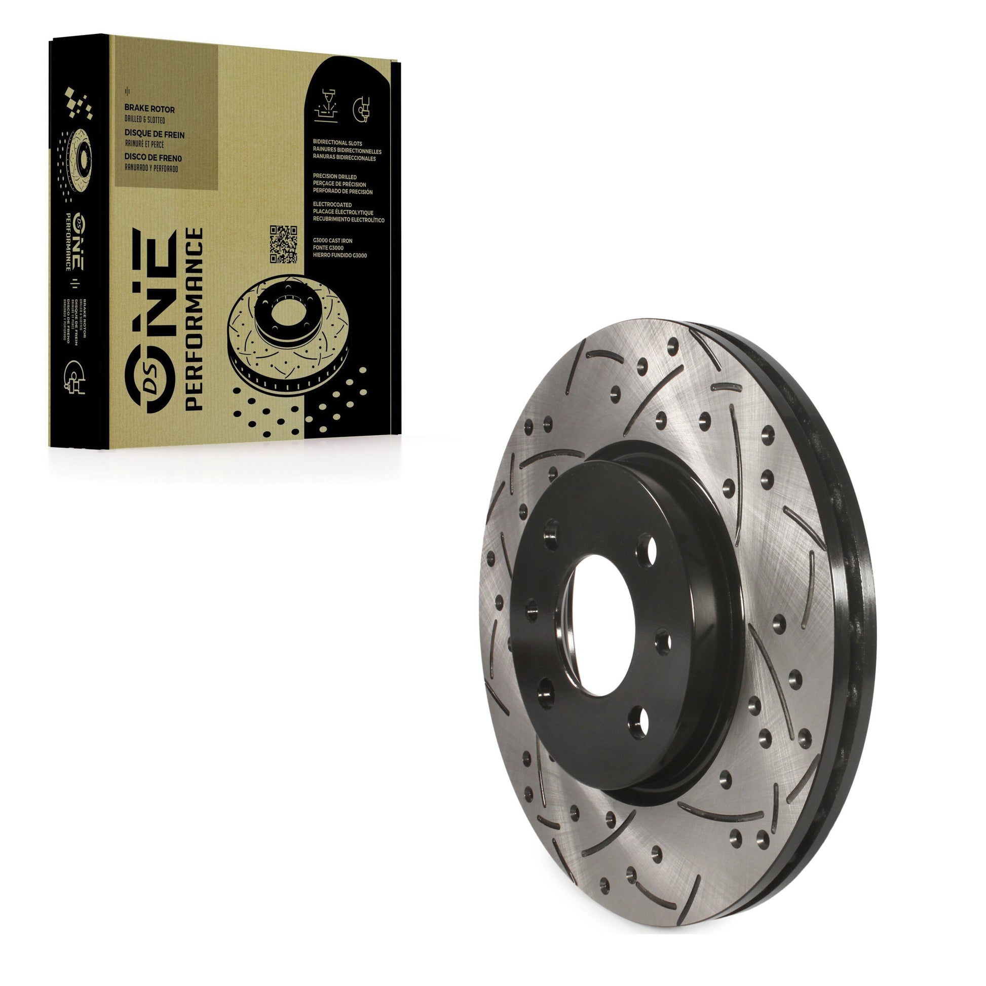 DS-One DS1-980950 Disc Brake Rotor for 2012-2017 Fiat 500 - Front