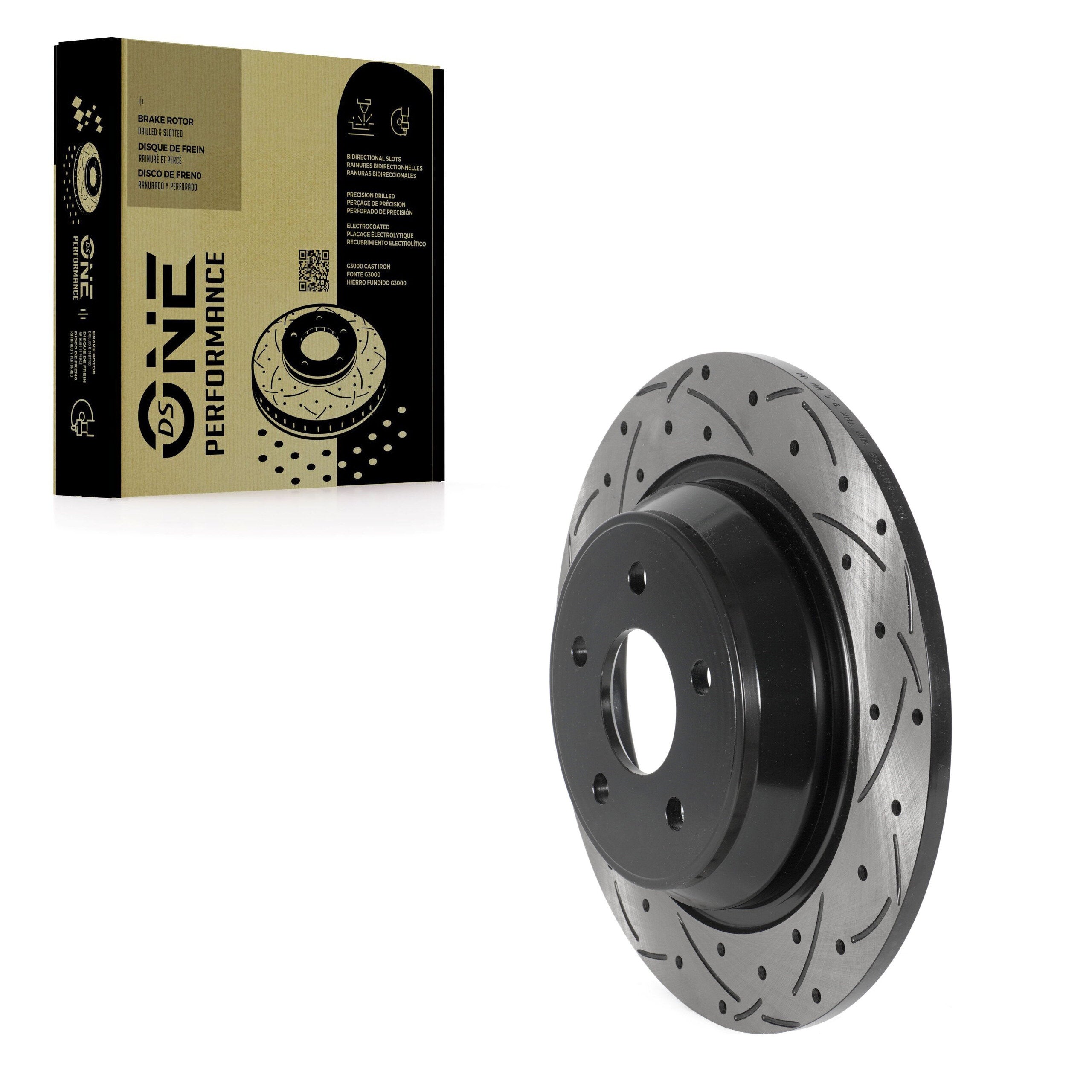 DS-One DS1-980956 Disc Brake Rotor for 2012-2015 Land Rover Range Rover Evoque - Rear