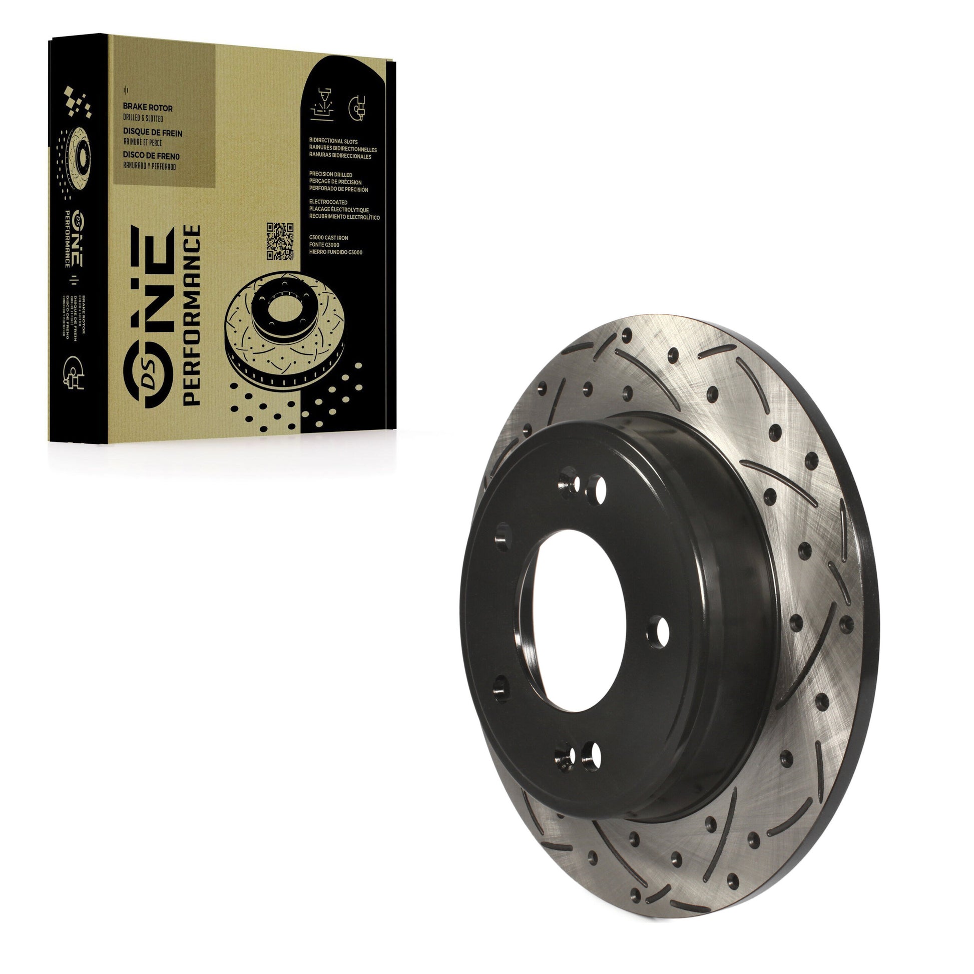 DS-One DS1-980957 Disc Brake Rotor for 2011-2025 Kia Soul, Kia Forte, Kia Forte5 - Rear
