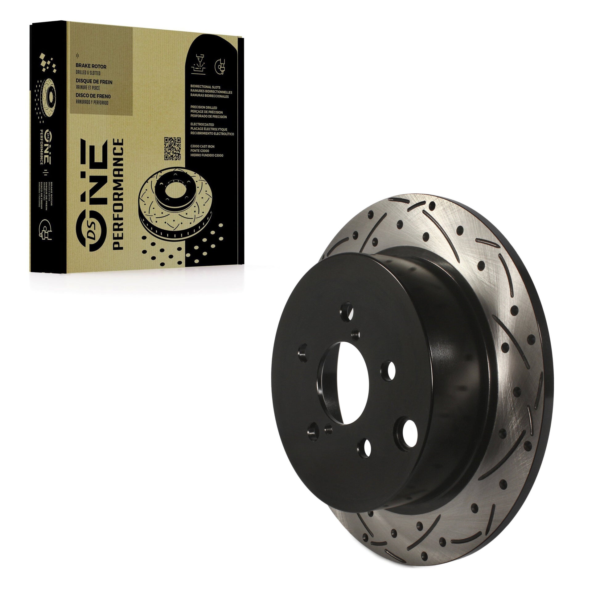 DS-One DS1-980962 Disc Brake Rotor for 2012-2023 Subaru Crosstrek, Subaru Impreza, Subaru Forester - Rear
