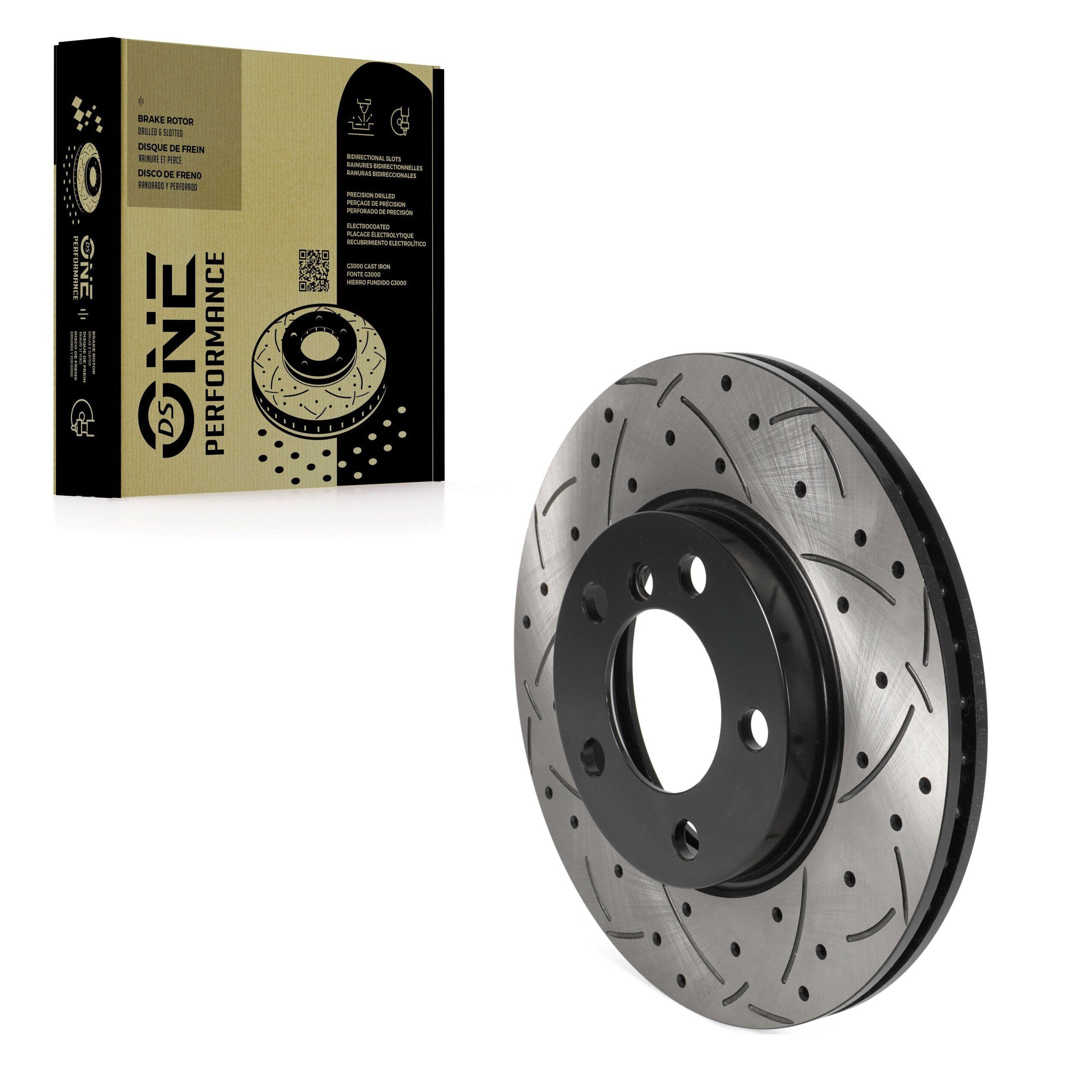 DS-One DS1-980968 Disc Brake Rotor for 2011-2016 Mini Cooper Countryman, Mini Cooper Paceman - Front
