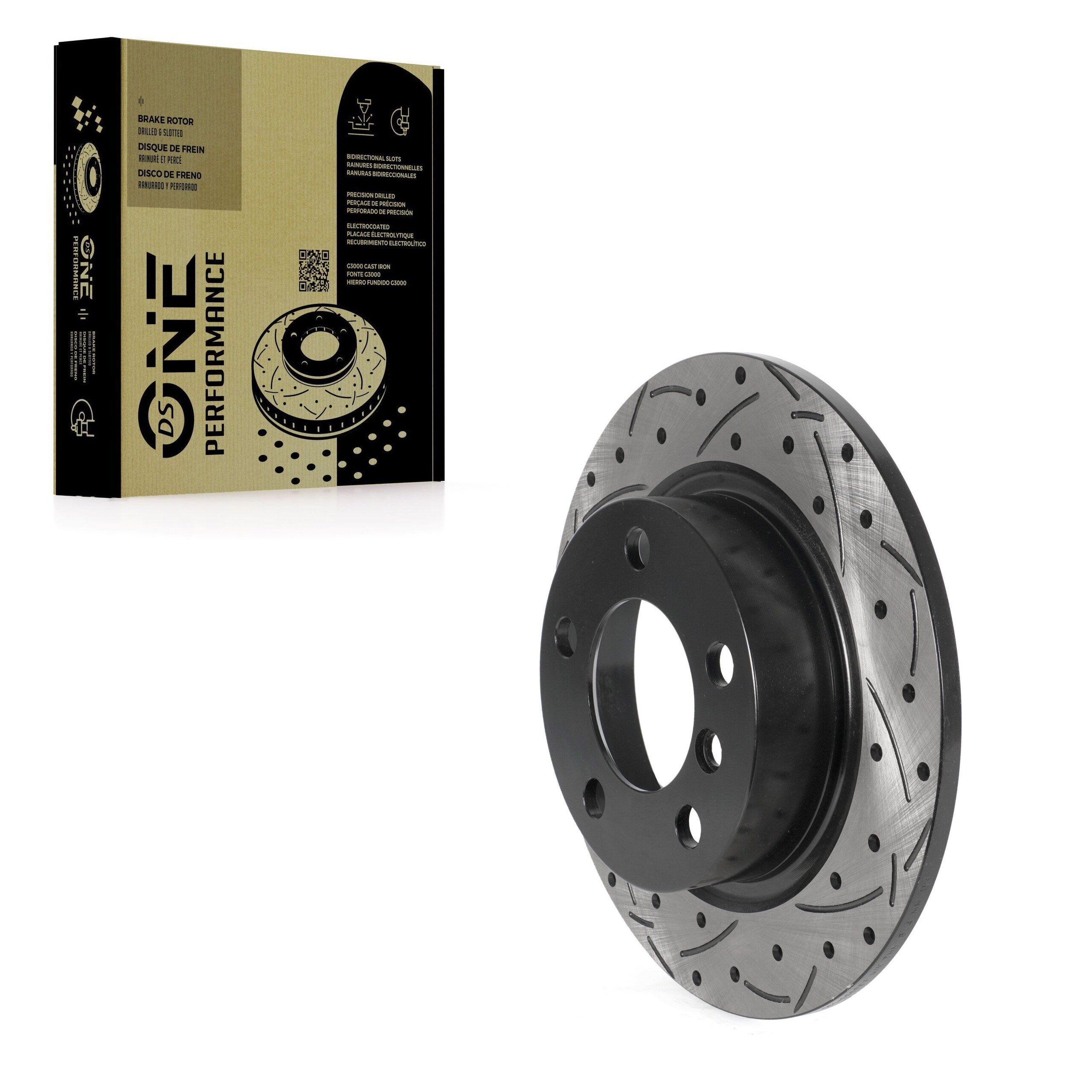DS-One DS1-980969 Disc Brake Rotor for 2011-2016 Mini Cooper Countryman, Mini Cooper Paceman - Rear