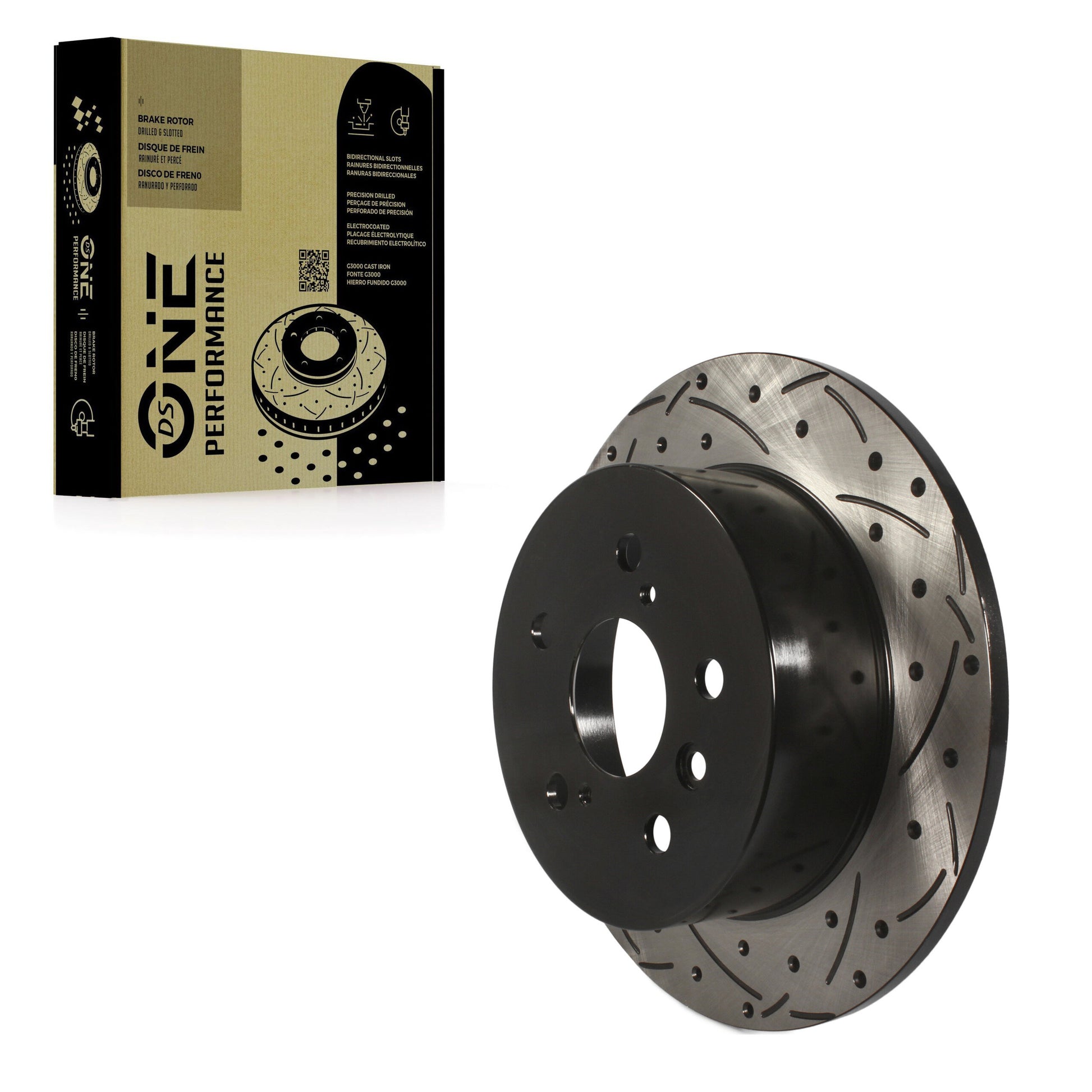 DS-One DS1-980972 Disc Brake Rotor for 2012-2018 Lexus ES300h, Lexus ES350, Toyota Avalon - Rear