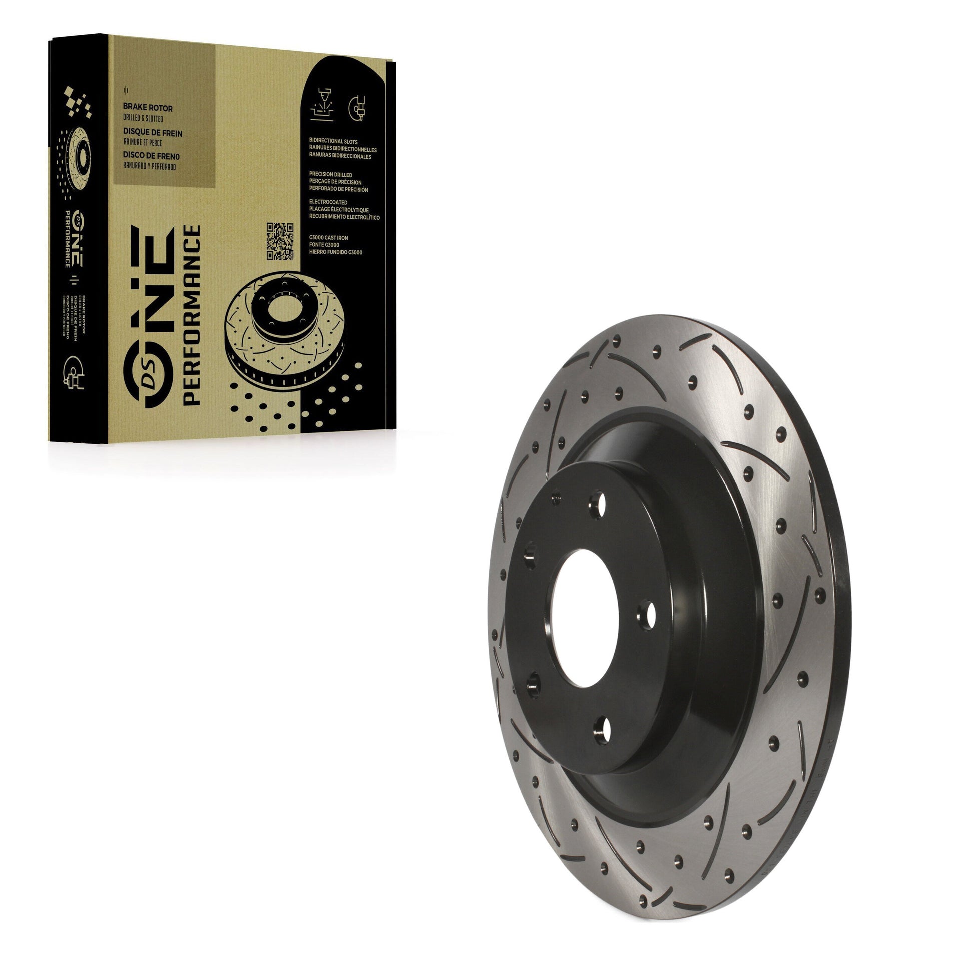 DS-One DS1-981008 Disc Brake Rotor for 2013-2024 Mazda MX-30 EV, Mazda CX-30, Mazda CX-5 - Rear