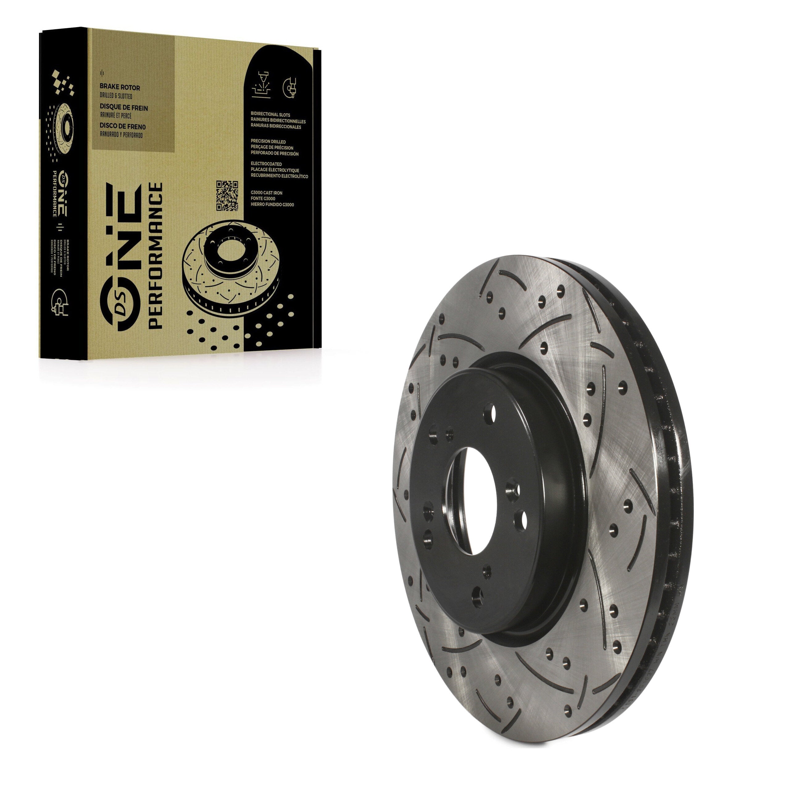DS-One DS1-981037 Disc Brake Rotor for 2013-2022 Honda CR-V, Honda HR-V, Honda Accord - Front