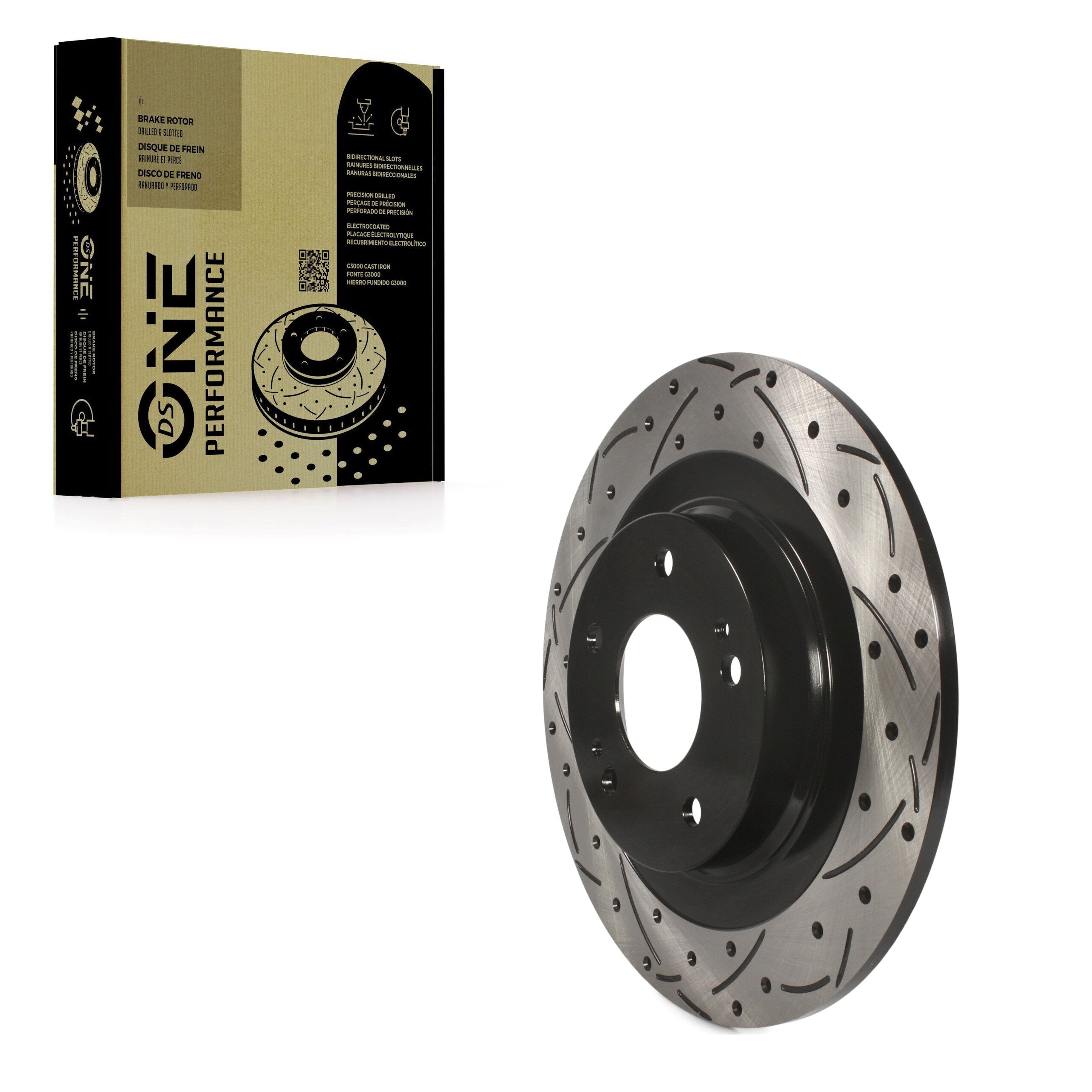 DS-One DS1-981056 Disc Brake Rotor for 2013-2025 Mitsubishi Eclipse Cross, Mitsubishi Outlander PHEV, Mitsubishi Outlander - Rear