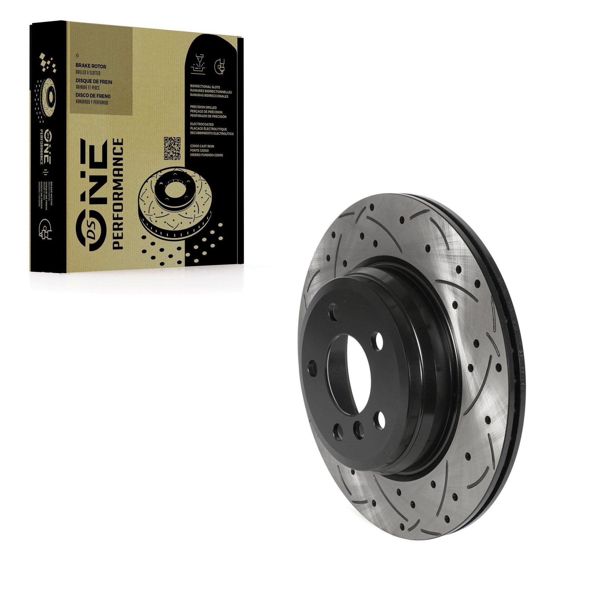 DS-One DS1-981065 Disc Brake Rotor for 2012-2020 BMW 330i, BMW 330i GT xDrive, BMW 330i xDrive - Rear